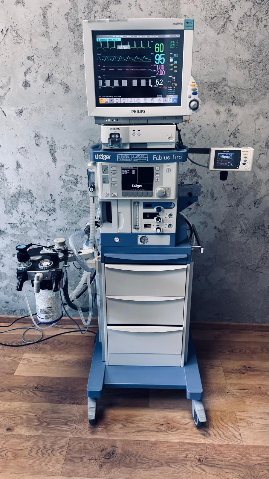 Aparat do znieczuleń Dräger Fabius Tiro