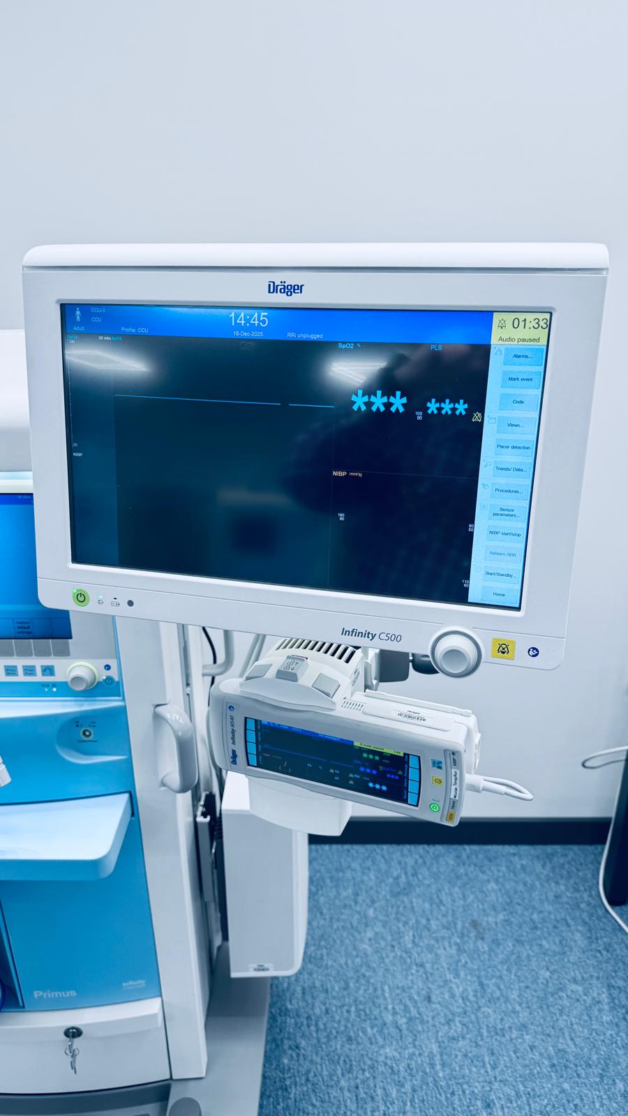 Aparat anestezjologiczny  Drager Primus Infinity Empowered