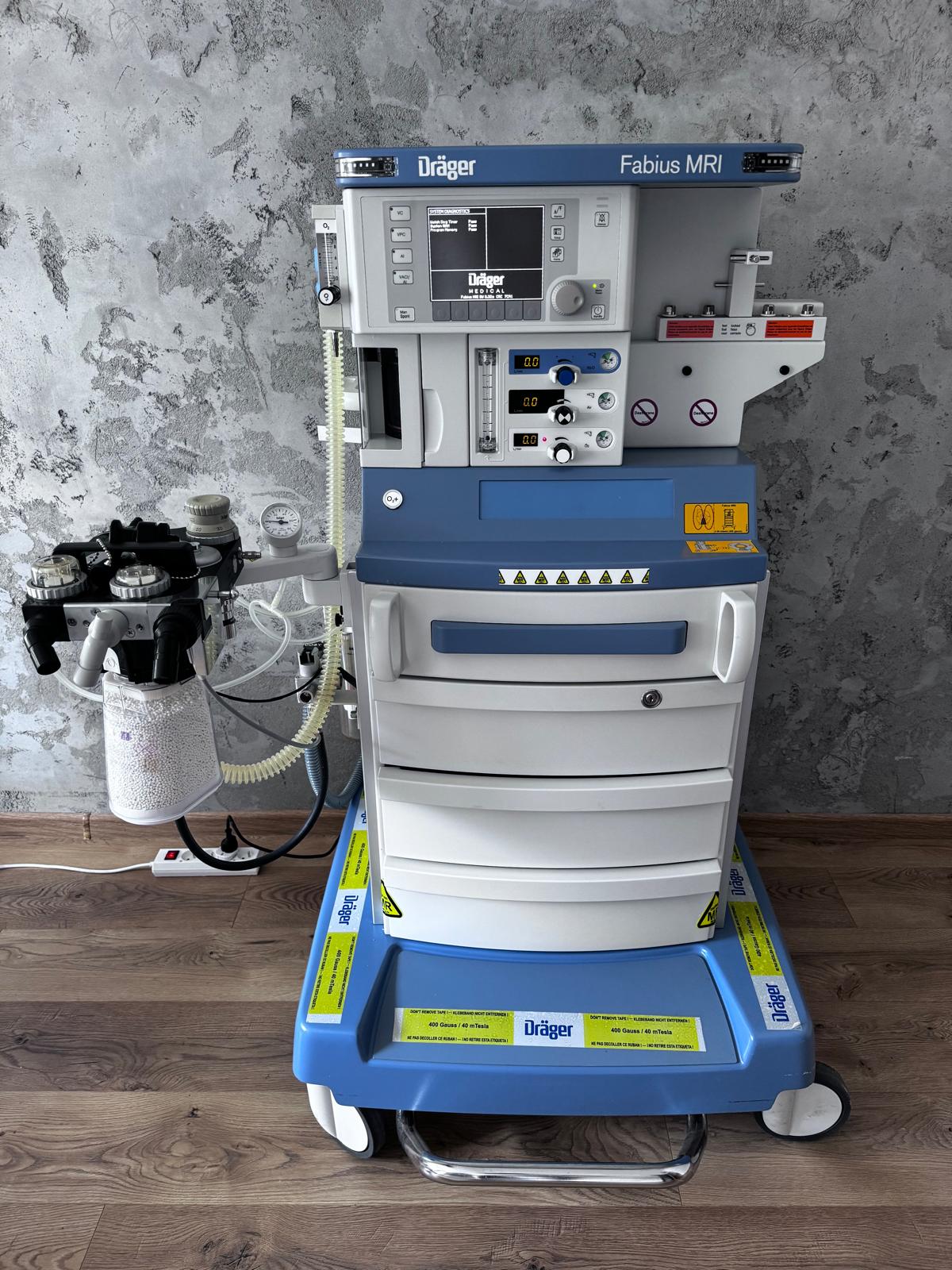 Aparat do znieczuleń Dräger Fabius MRI