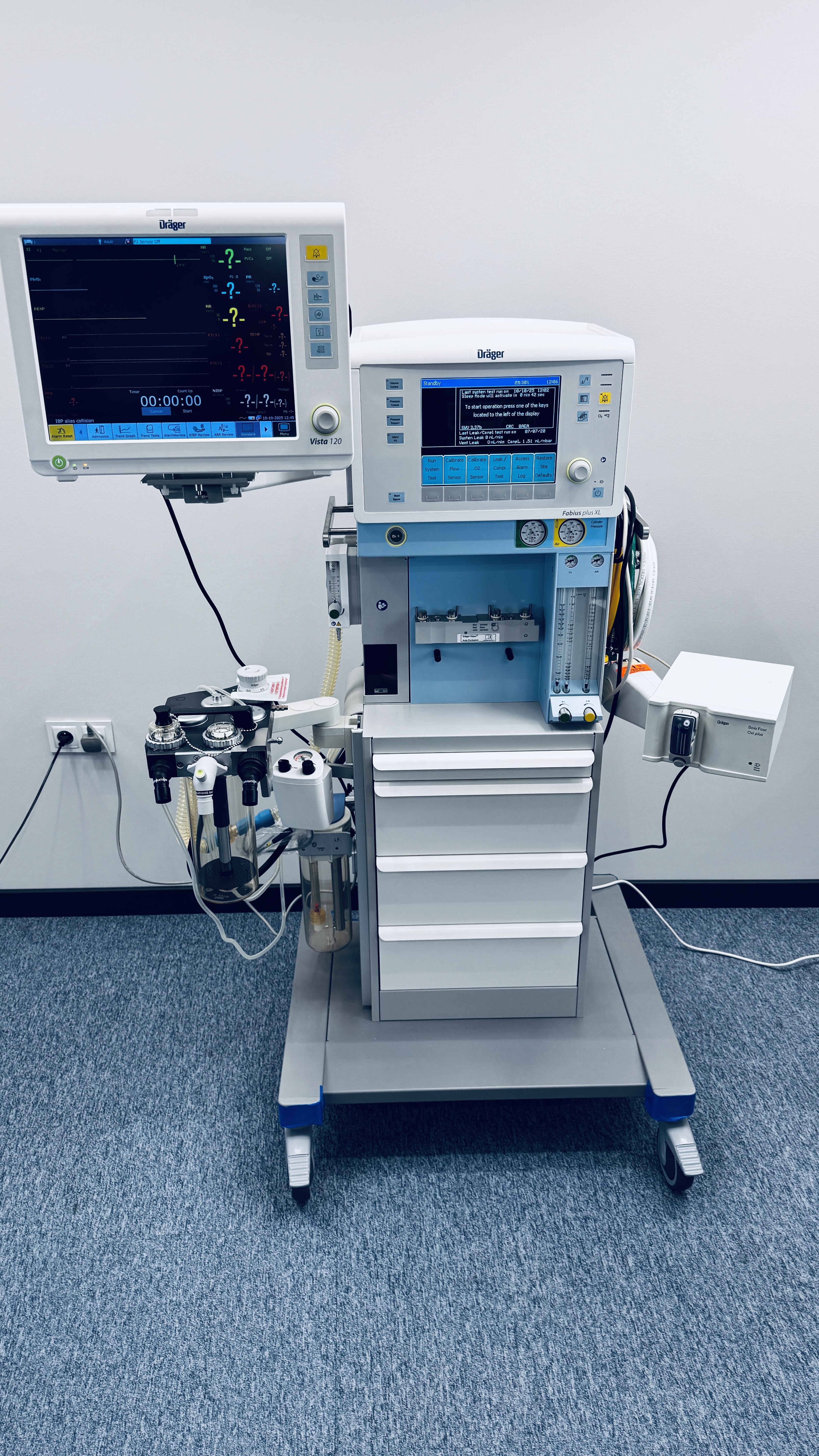 Aparat do znieczuleń Drager Fabius Plus XL