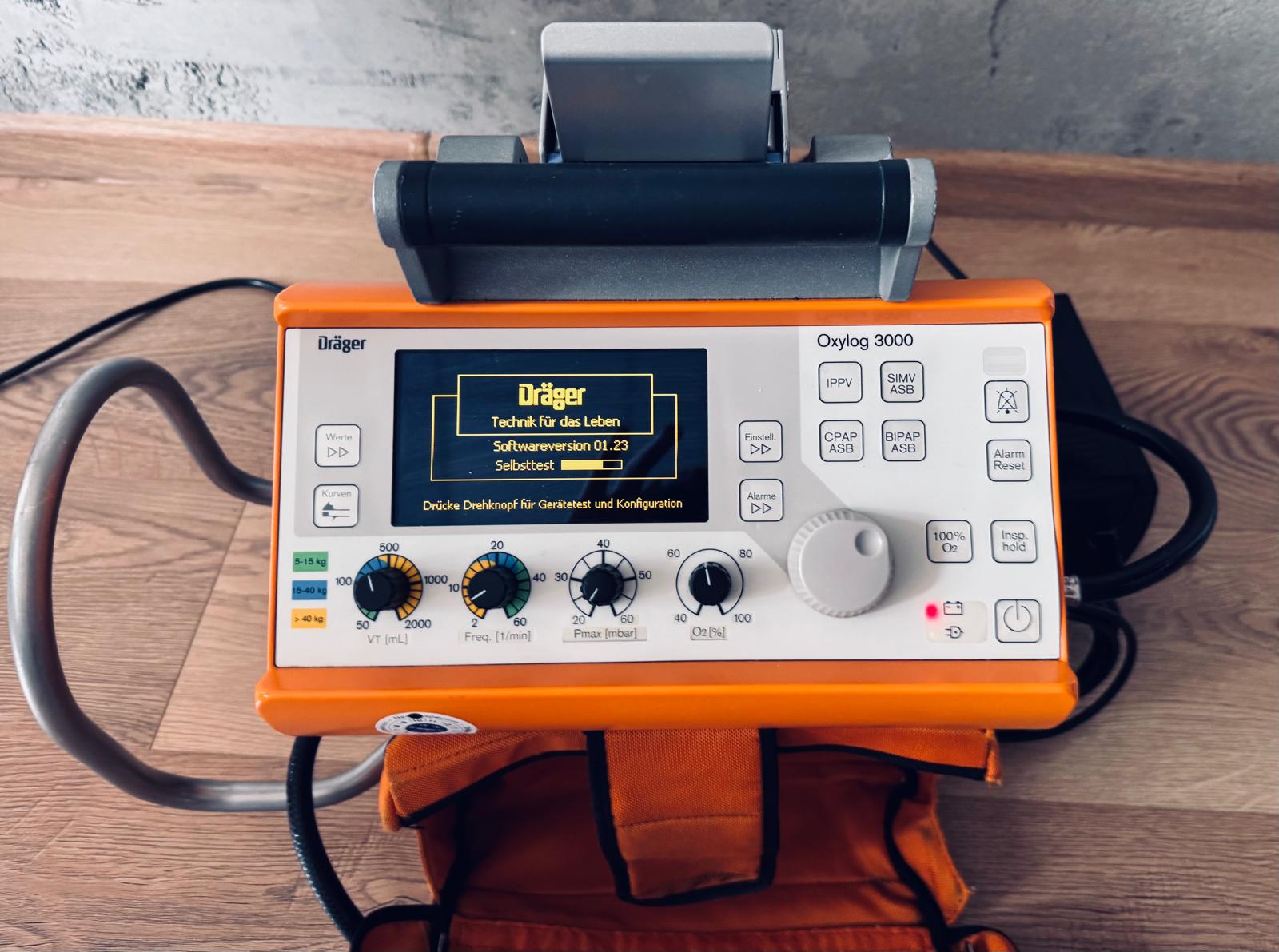 Respirator Dräger Oxylog 3000 