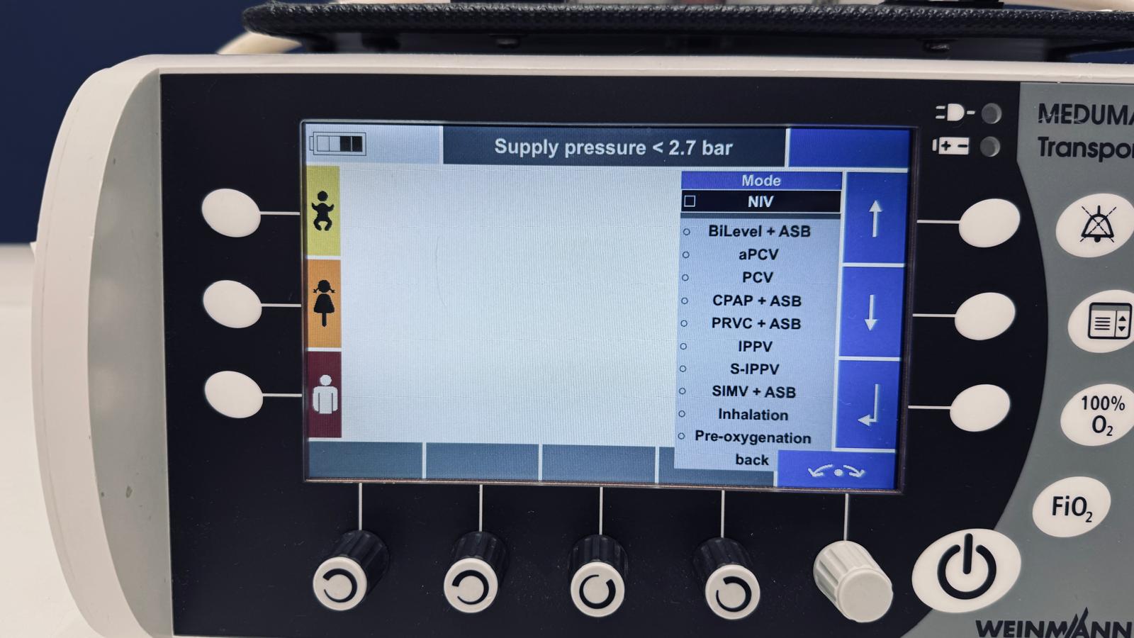 Respirator MEDUMAT Transport