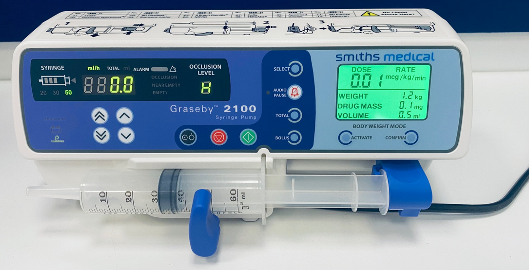 Pompa Infuzyjna Strzykawkowa Smith Graseby2100
