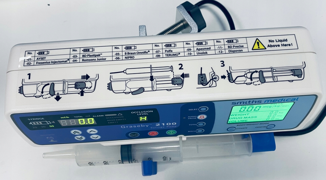 Pompa Infuzyjna Strzykawkowa Smith Graseby2100