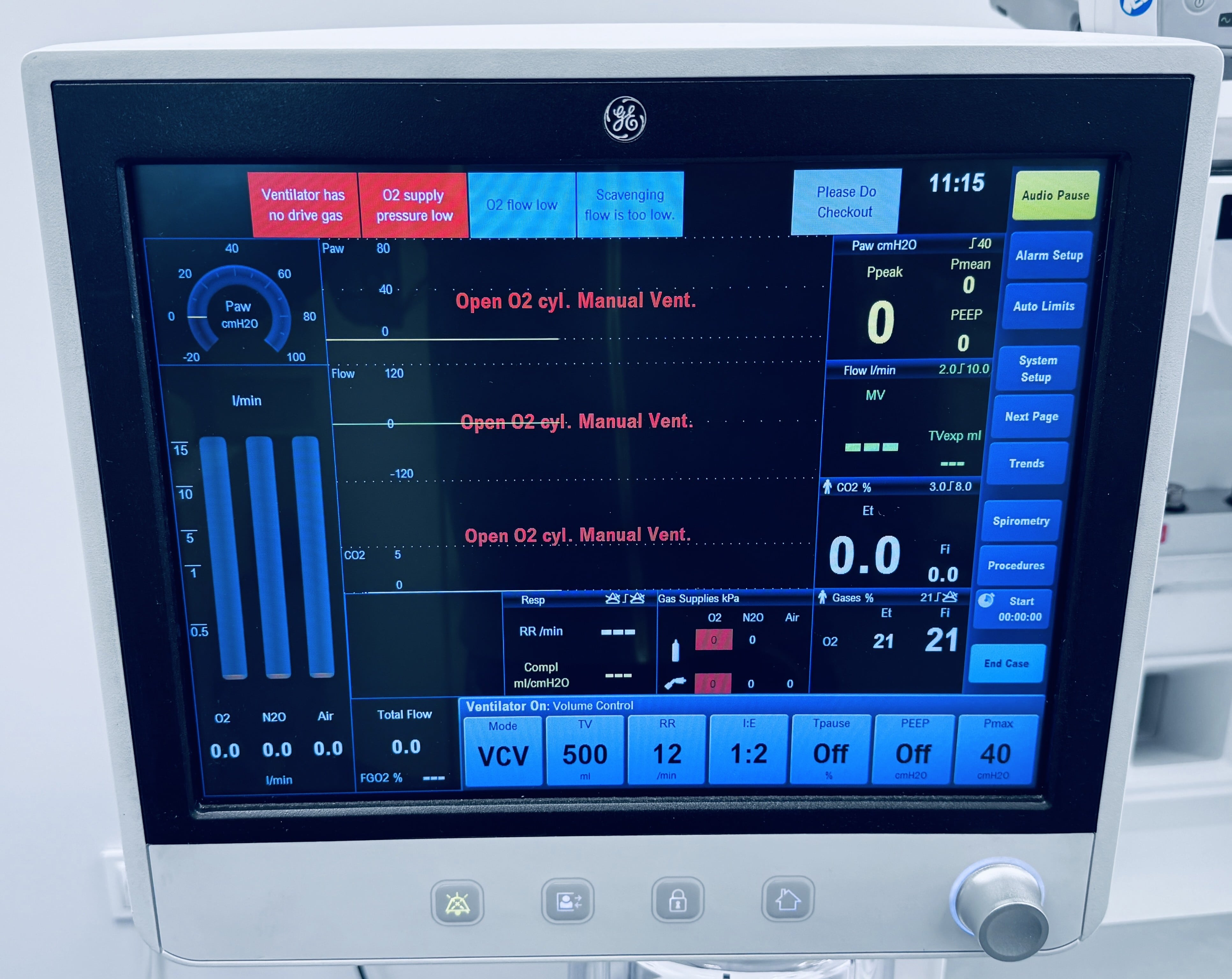 Aparat Anestezjologiczny GE Carestation 650