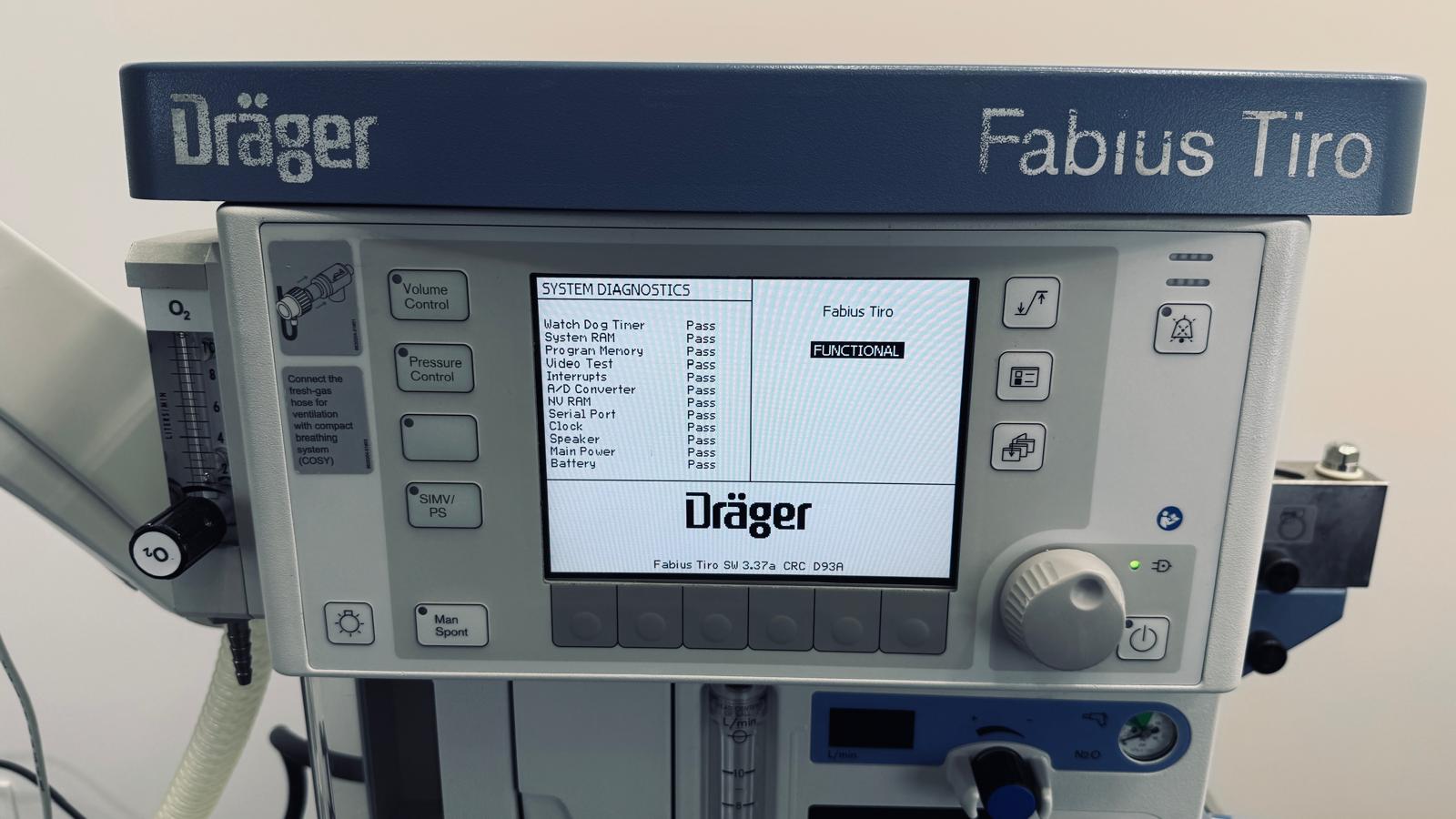 Aparat do znieczulenia Dräger Fabius Tiro