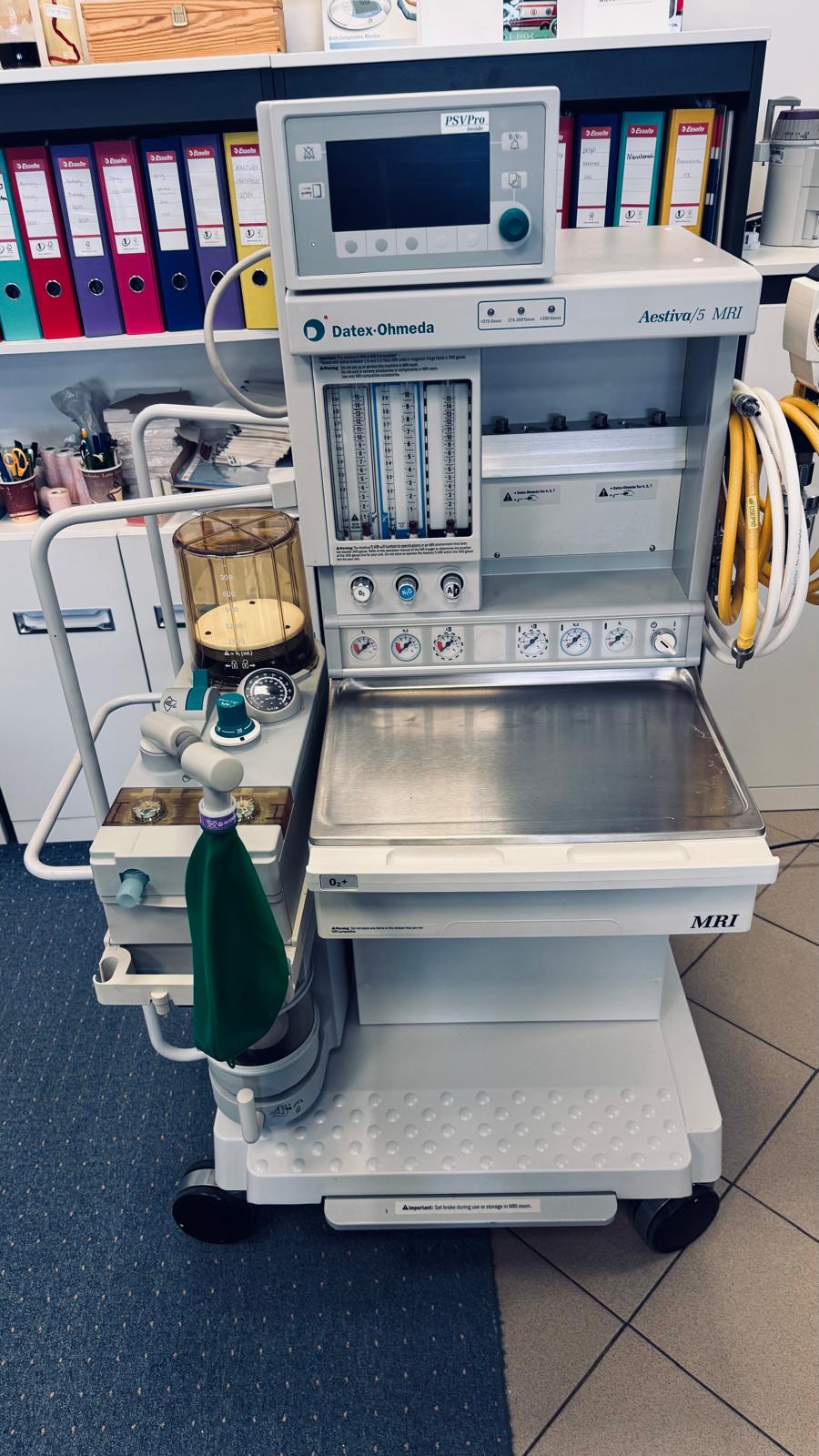 Aparat do znieczuleń GE Aestiva MRI 