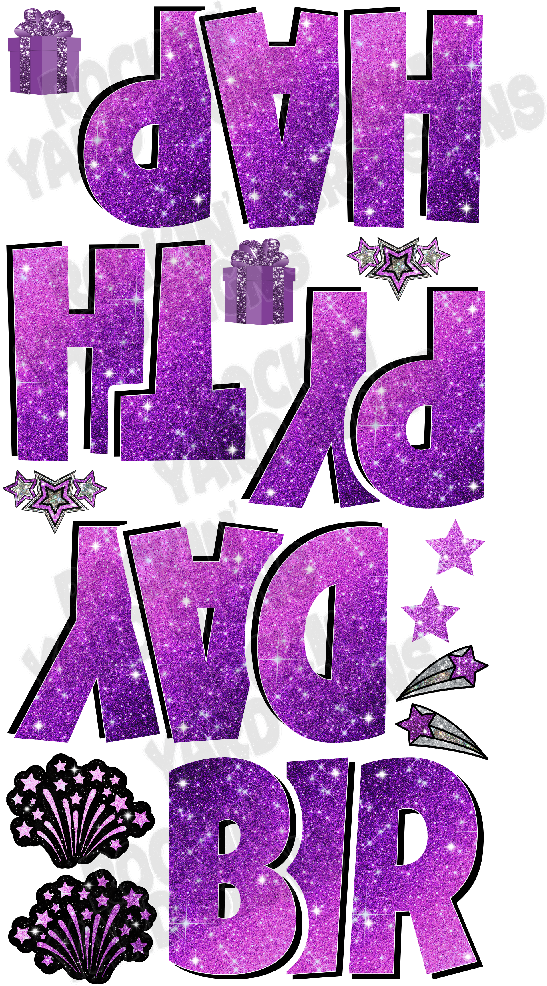 Ombre Options; Happy Birthday 23" EZ Set