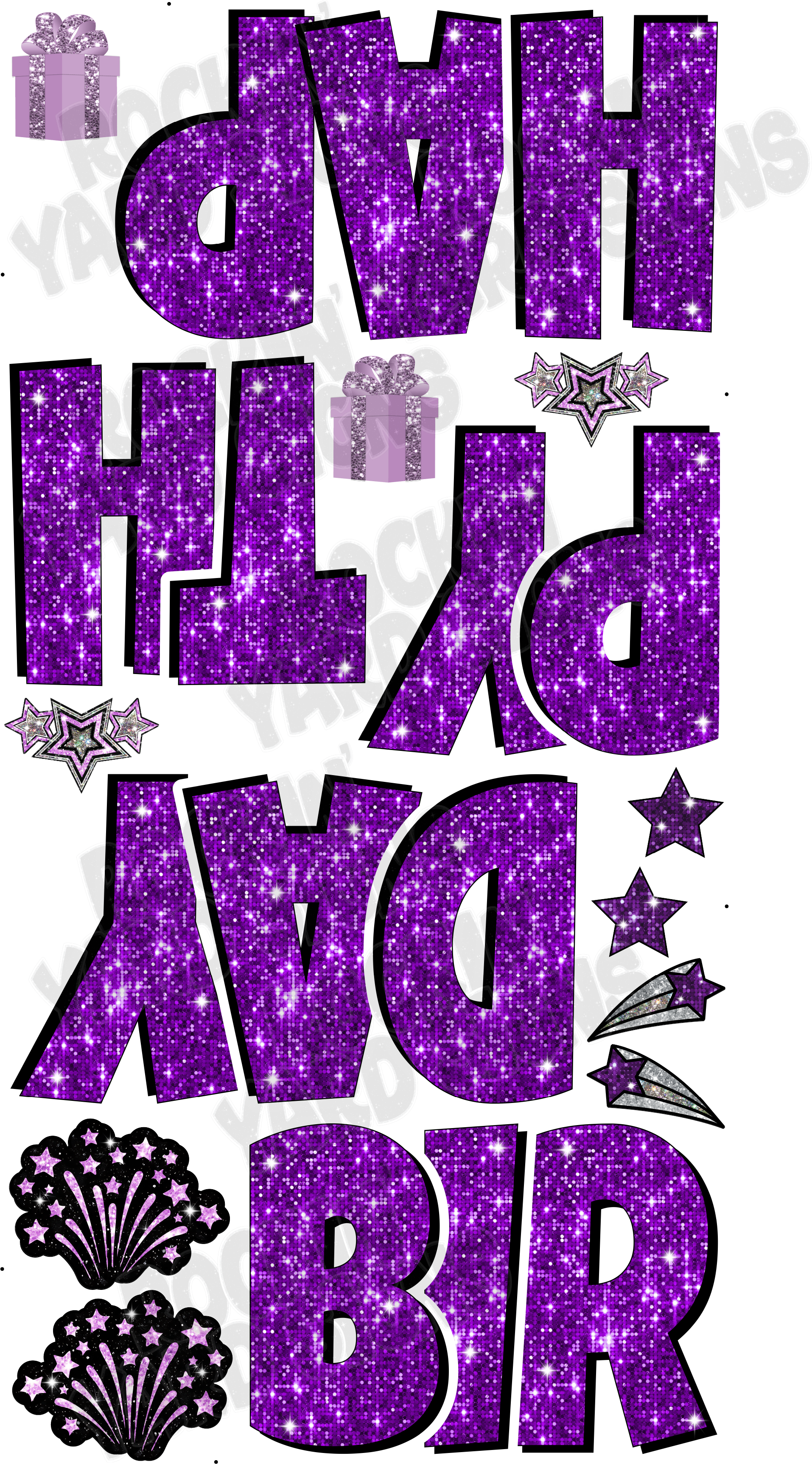 Sequin Options; Happy Birthday 23" EZ Set