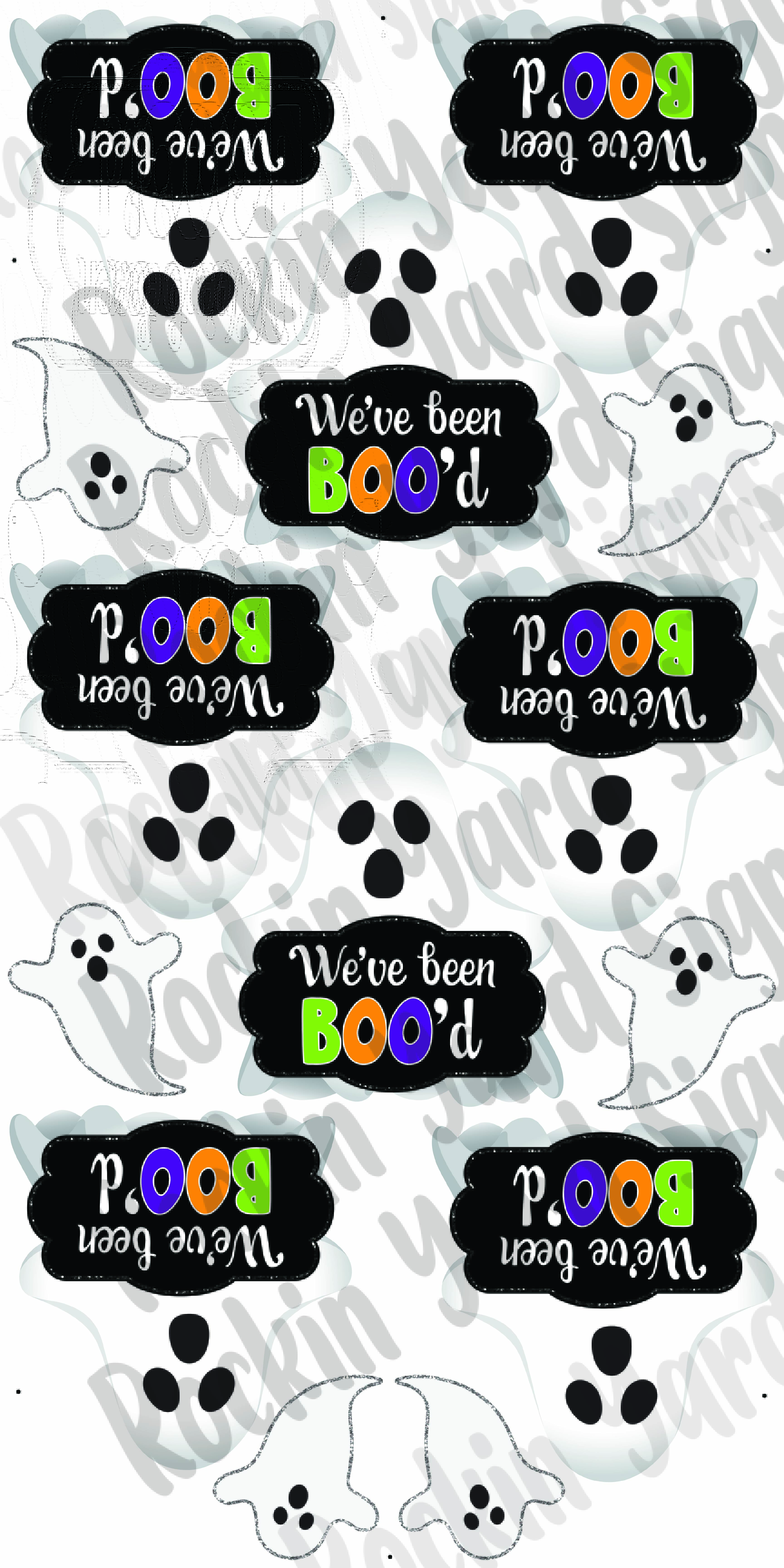 Joyful's LARGE we've been boo'd ghosts