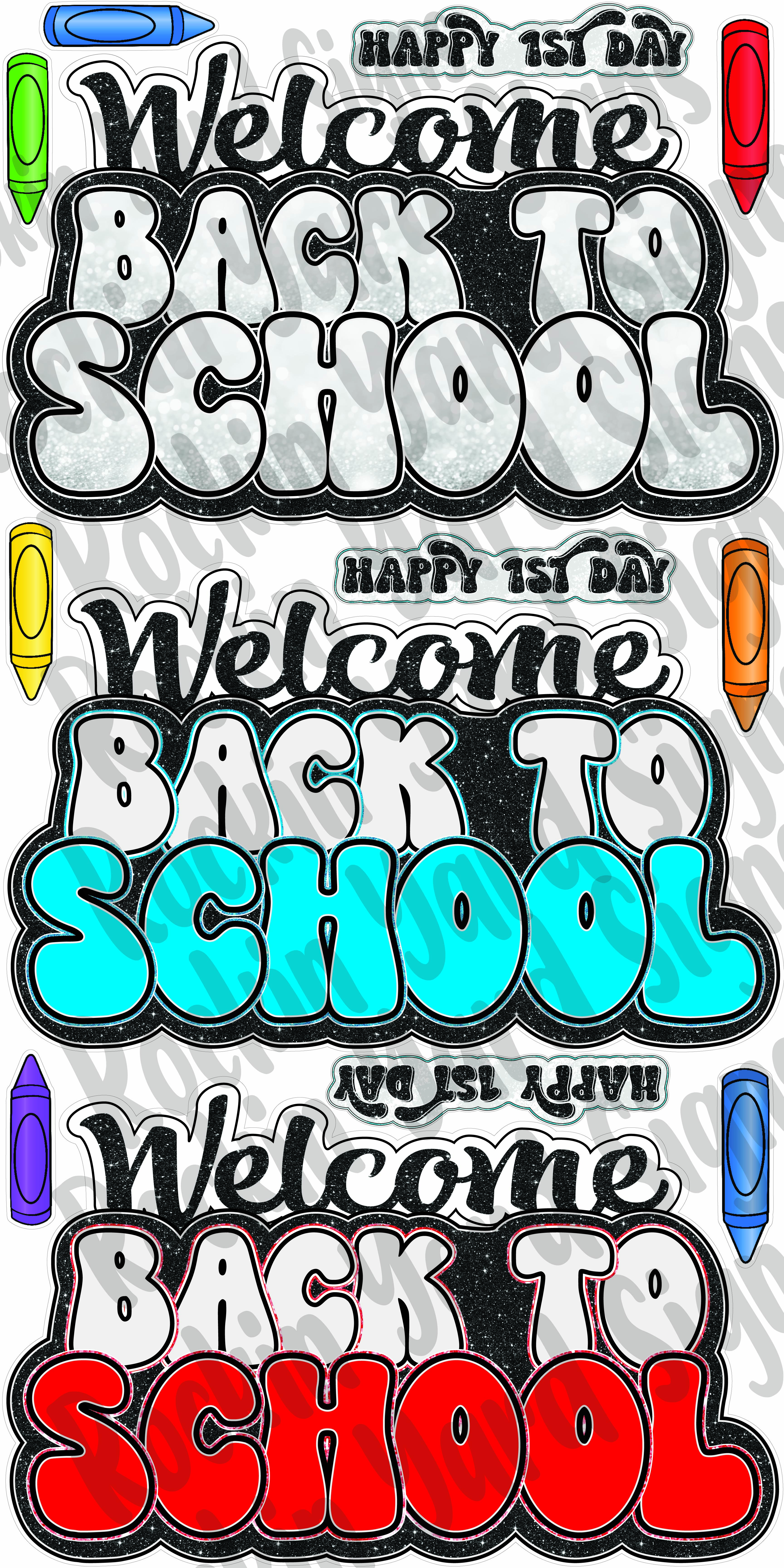 DIGITAL FILE ONLY Welcome back to school flash sheet set