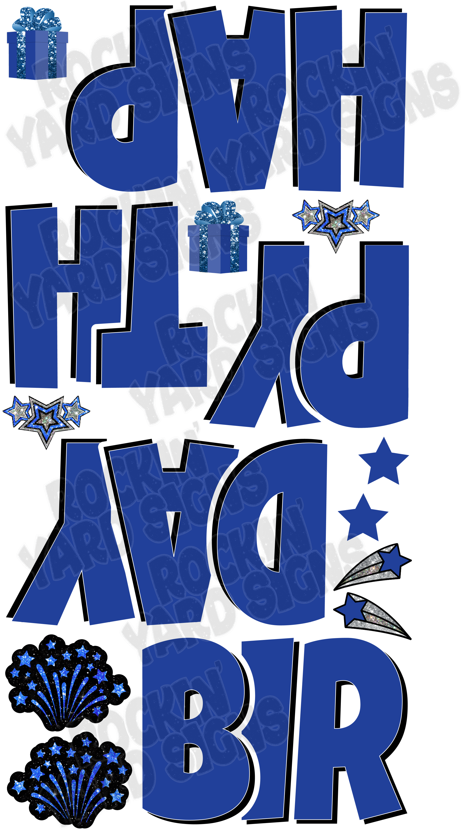 Solid Options; Happy Birthday 23" EZ Set