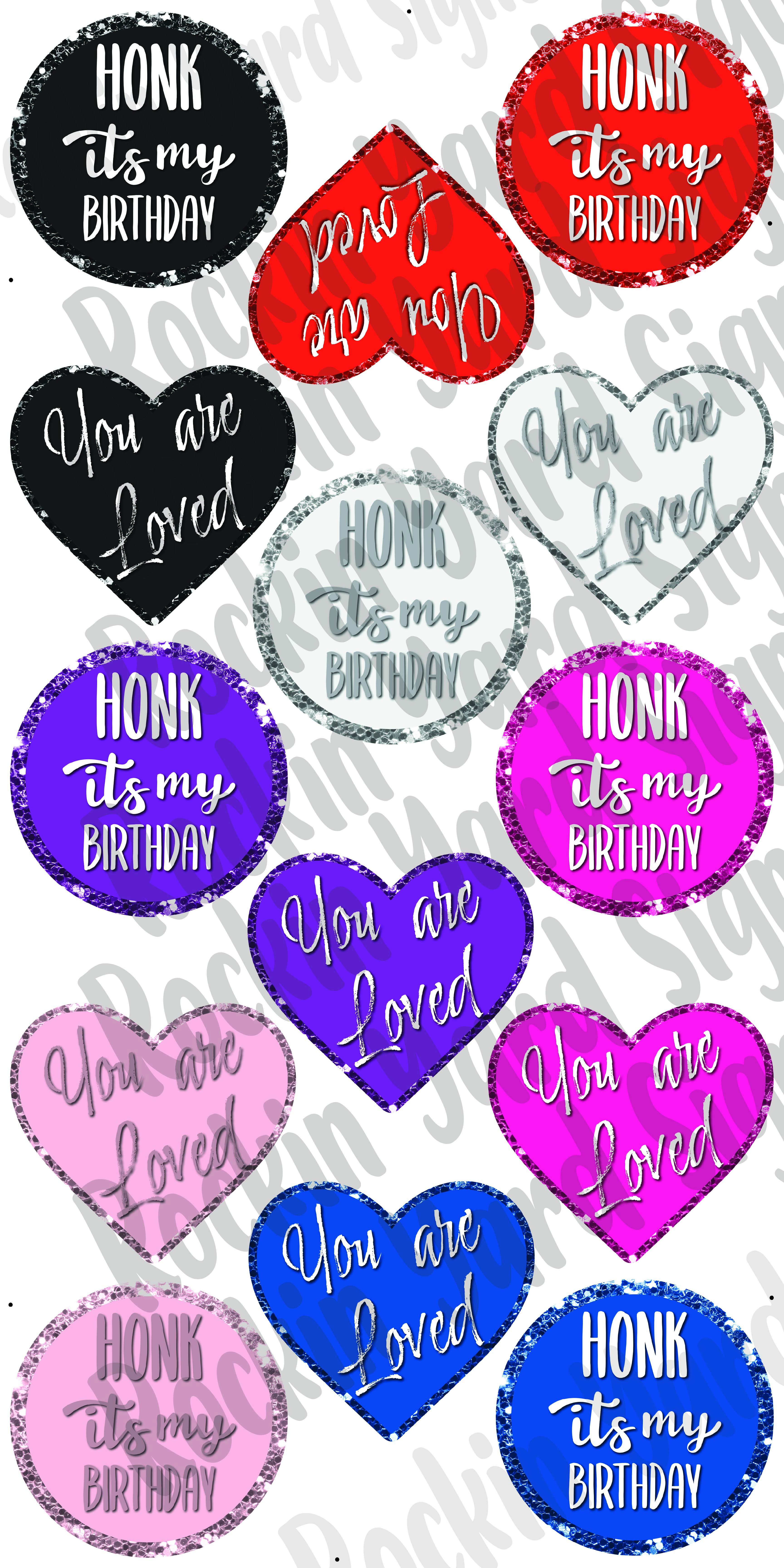 Joyful's Honk and Loved sheet set