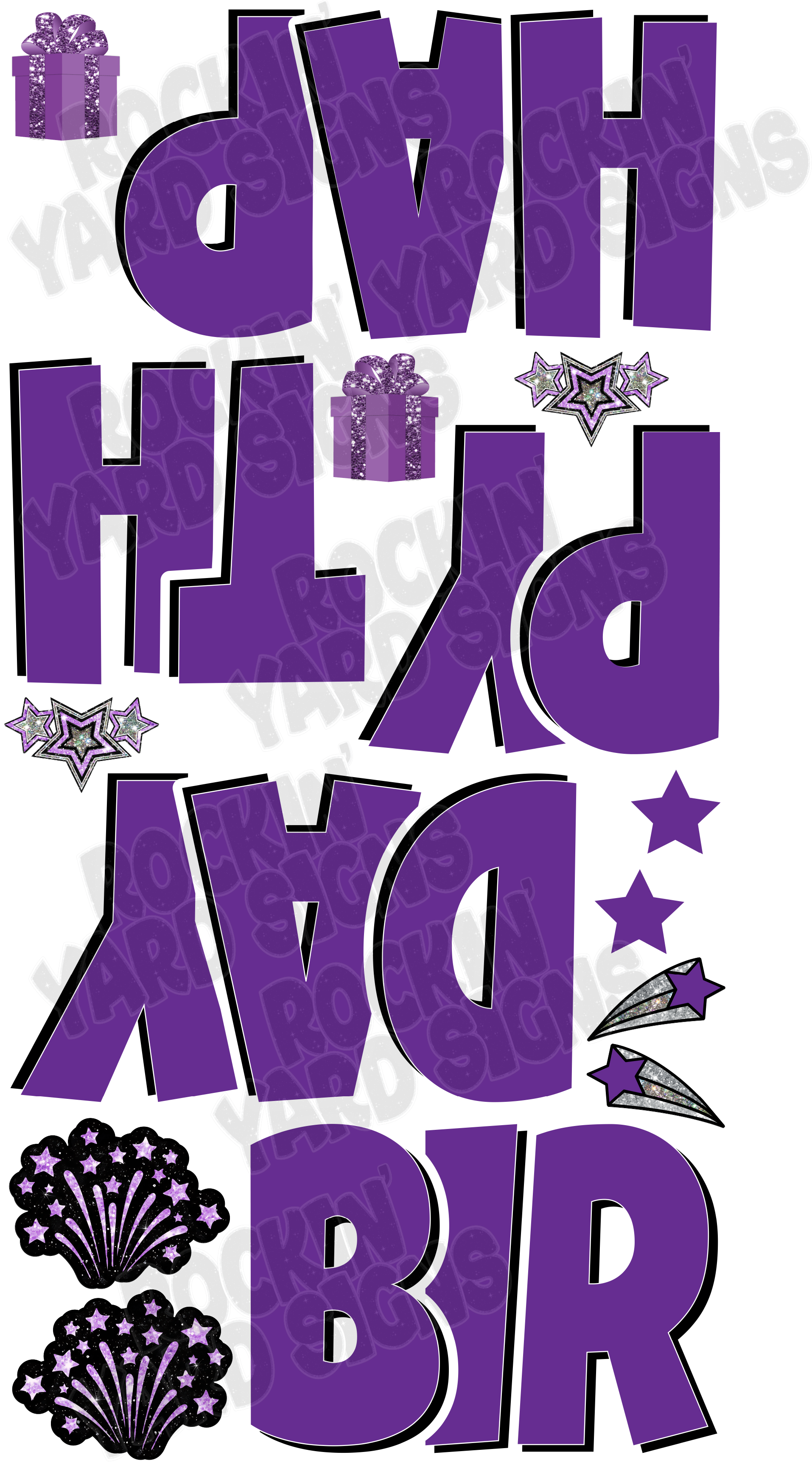 Solid Options; Happy Birthday 23" EZ Set