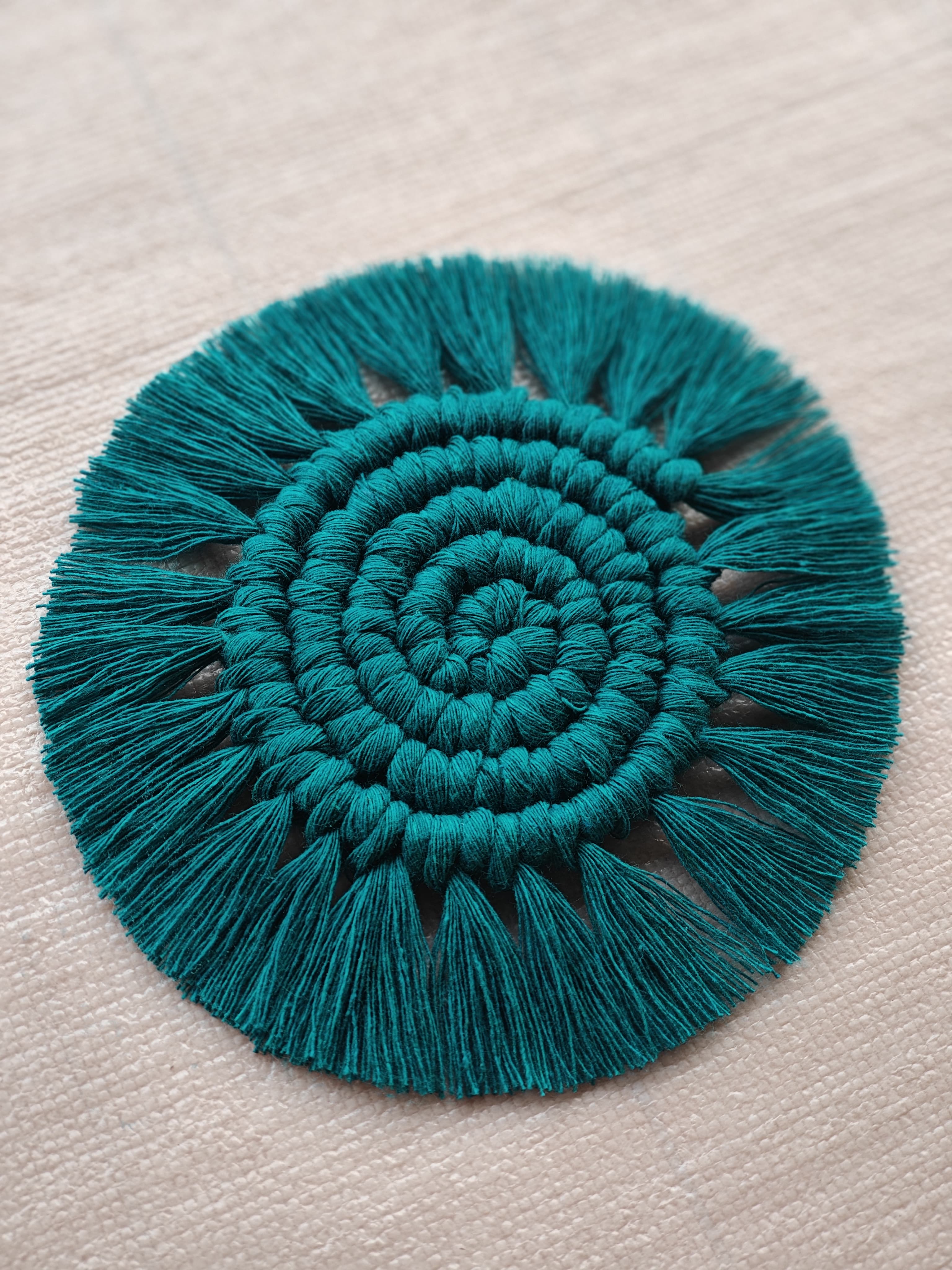 Handmade Macrame Coaster