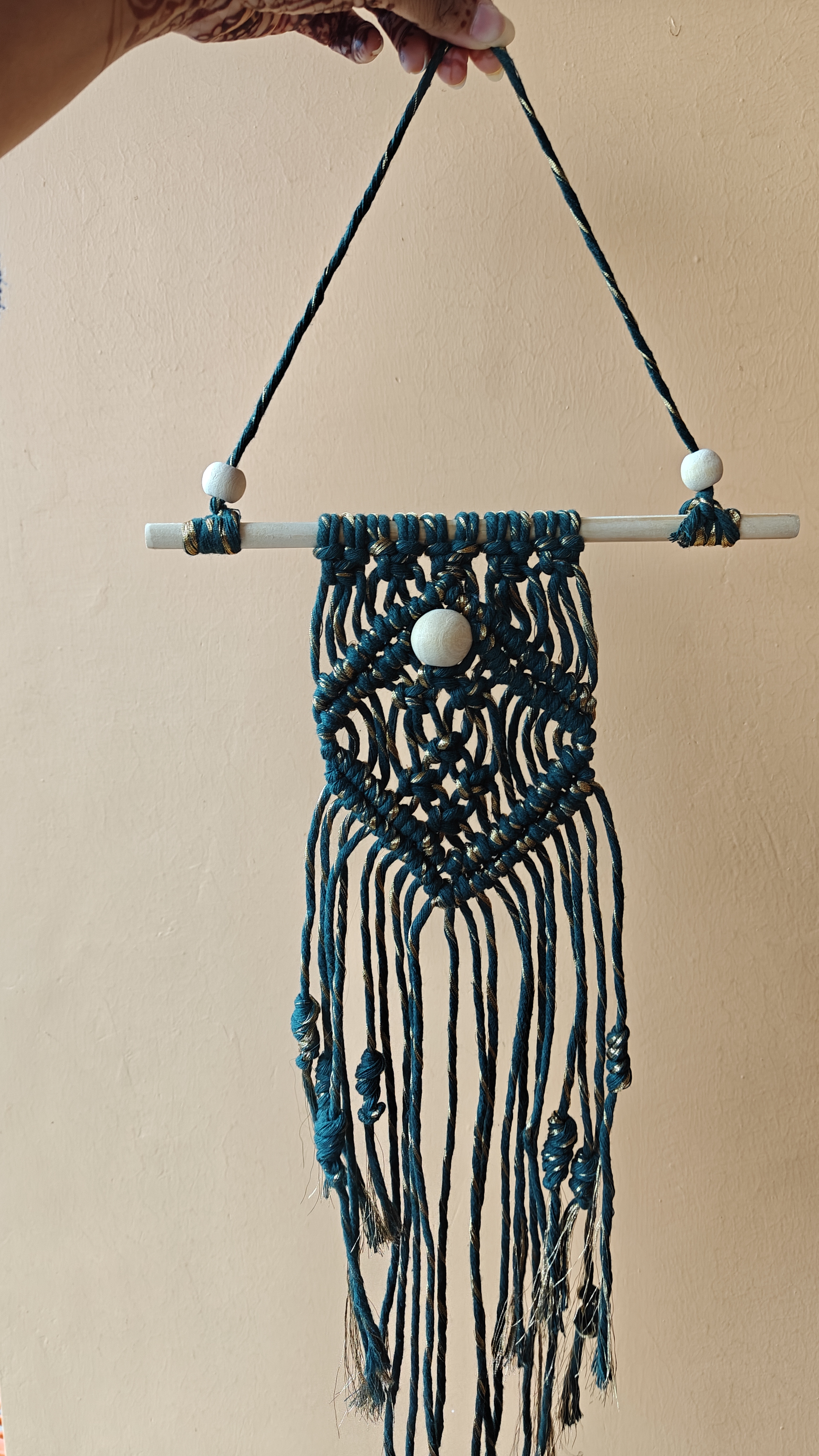 Emerald Weave Macrame Wall Hanging