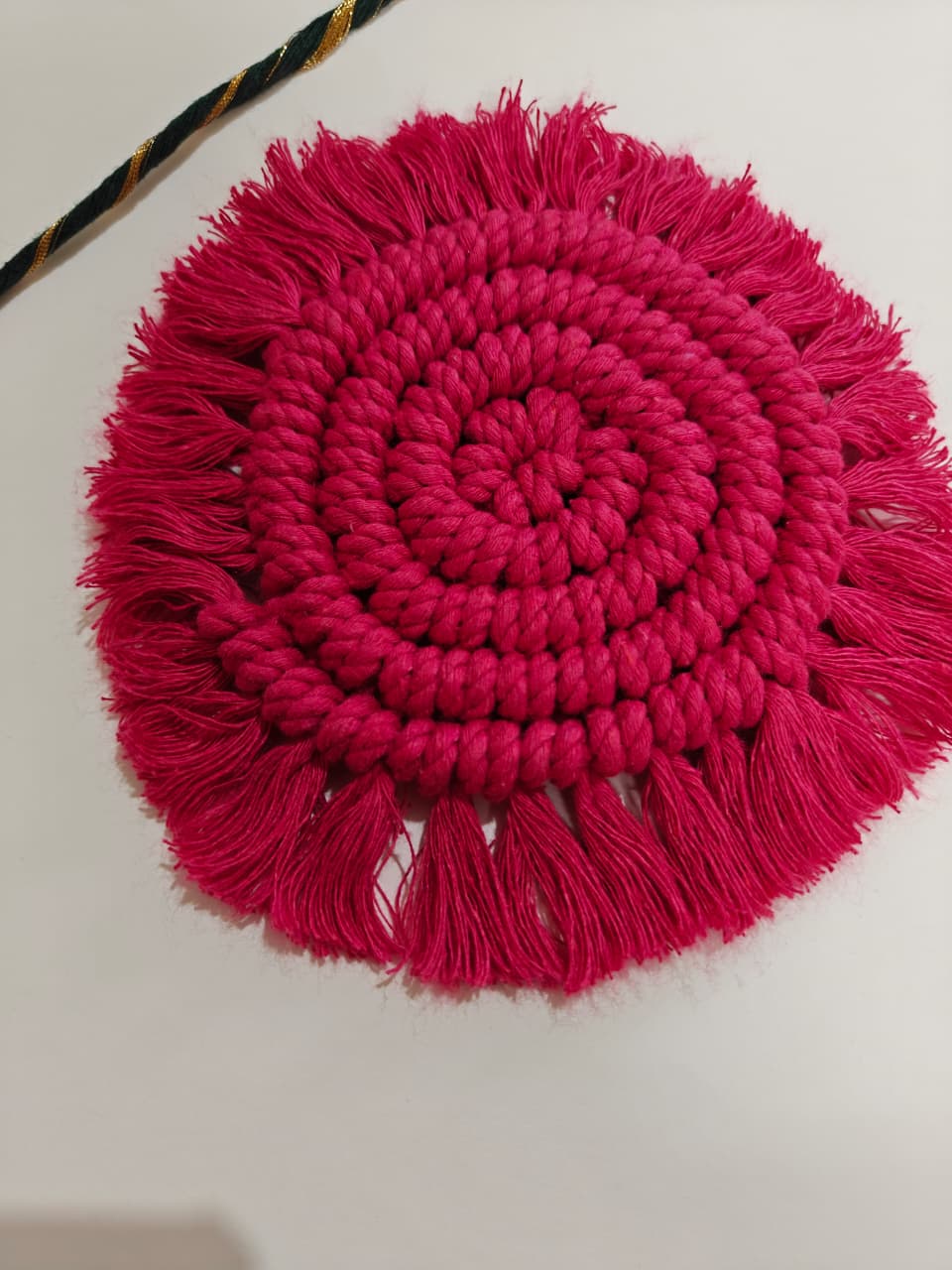 Handmade Macrame Coaster