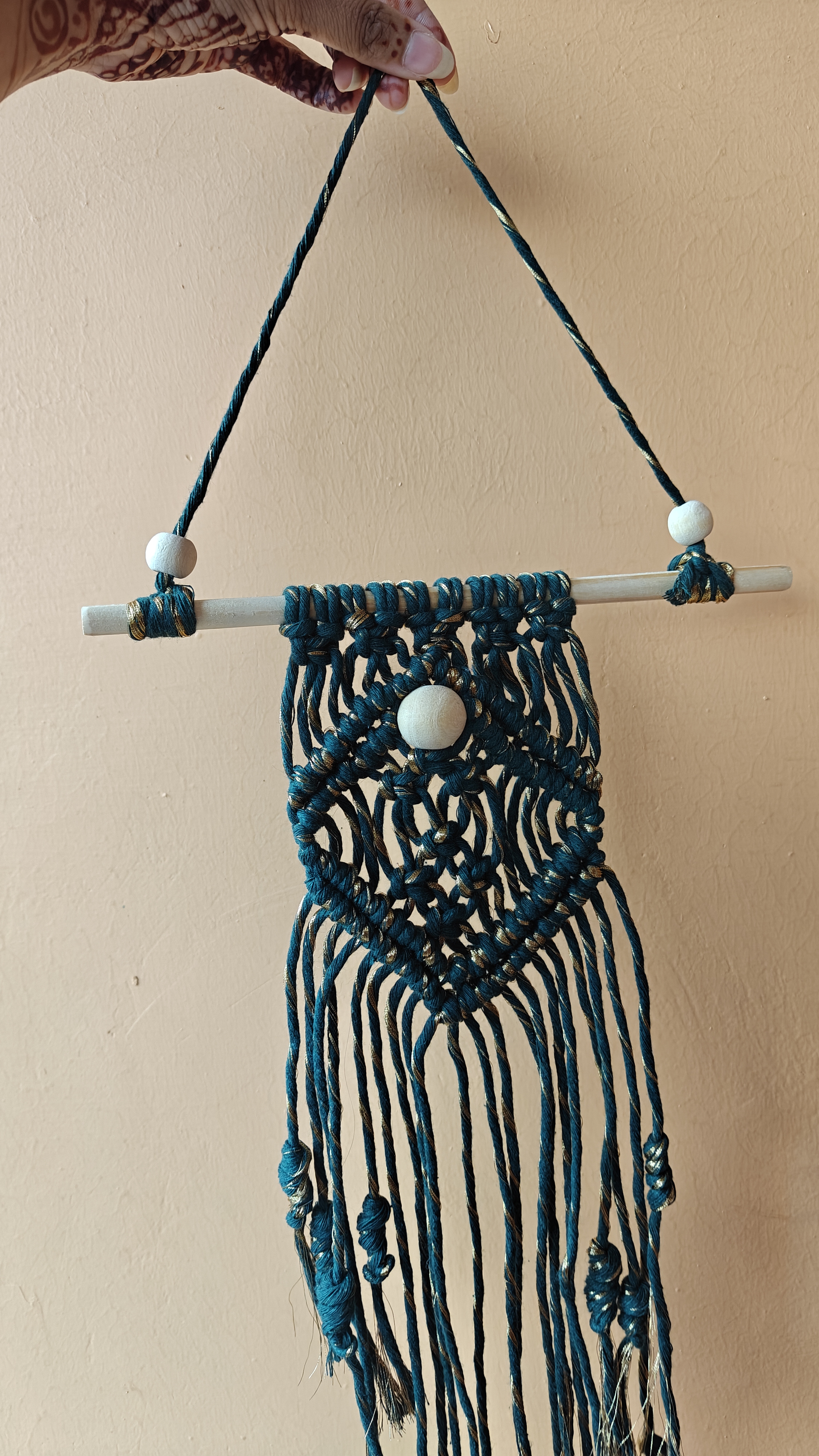 Emerald Weave Macrame Wall Hanging