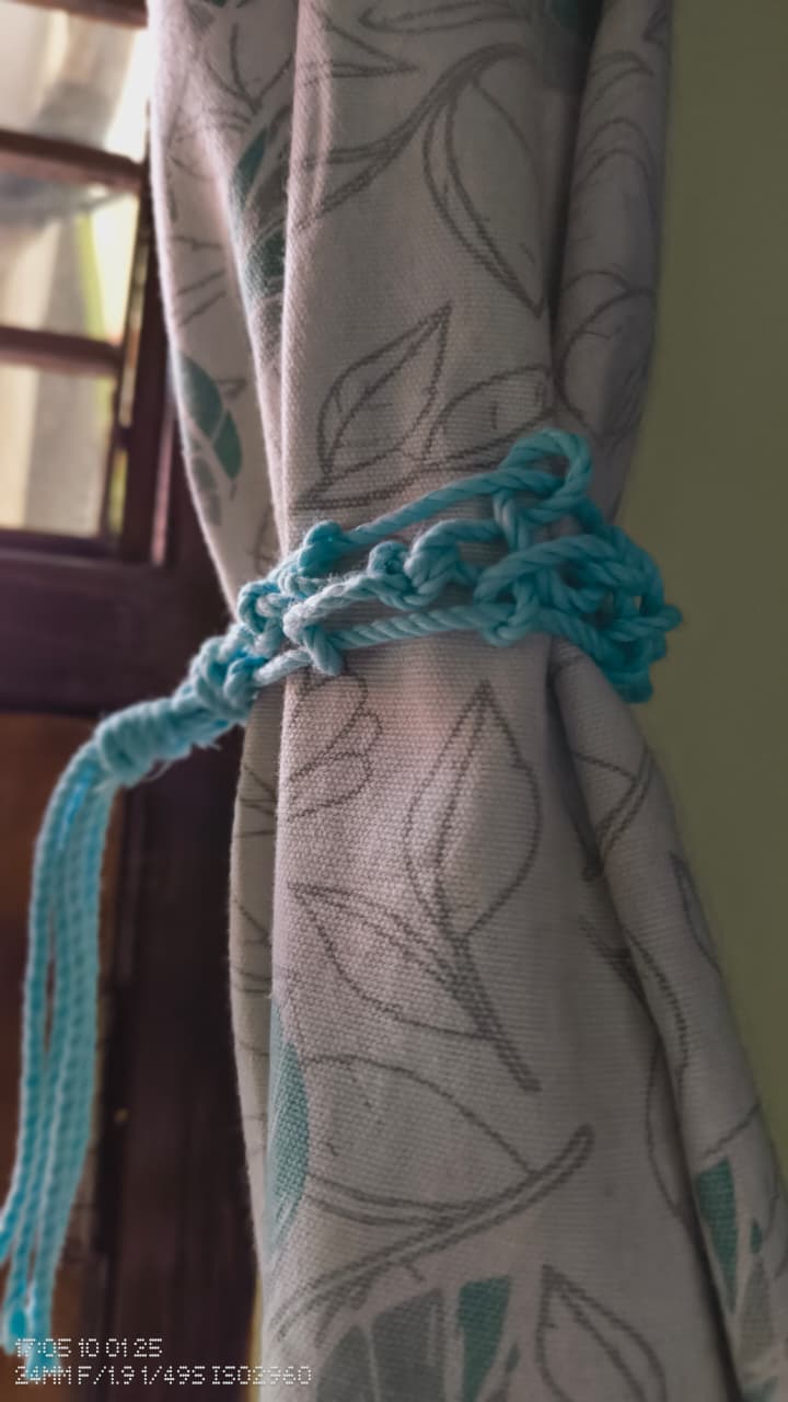 Handmade Macrame Curtain Tieback Combo
