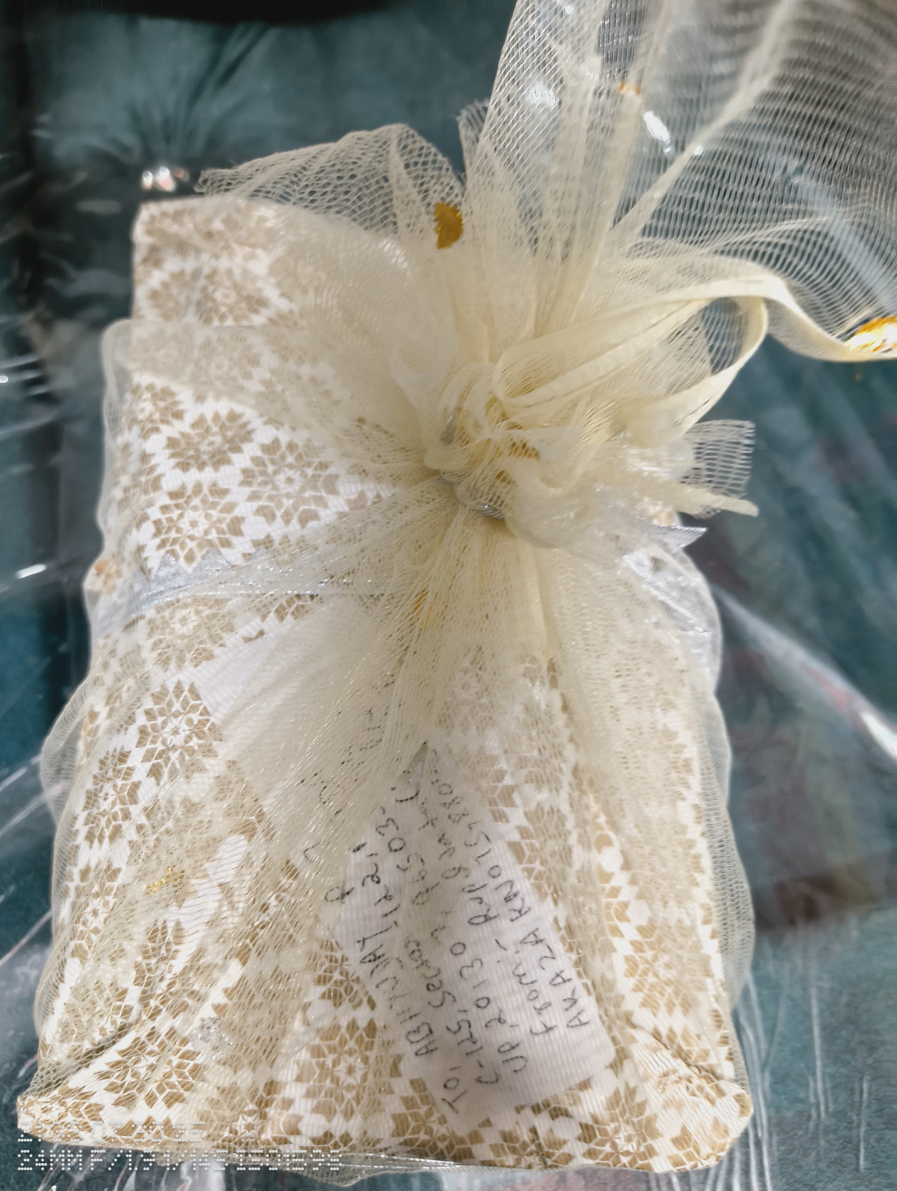 Mega Handmade Rakhi and Lumba Set with Sweets, Chandan and Chawal