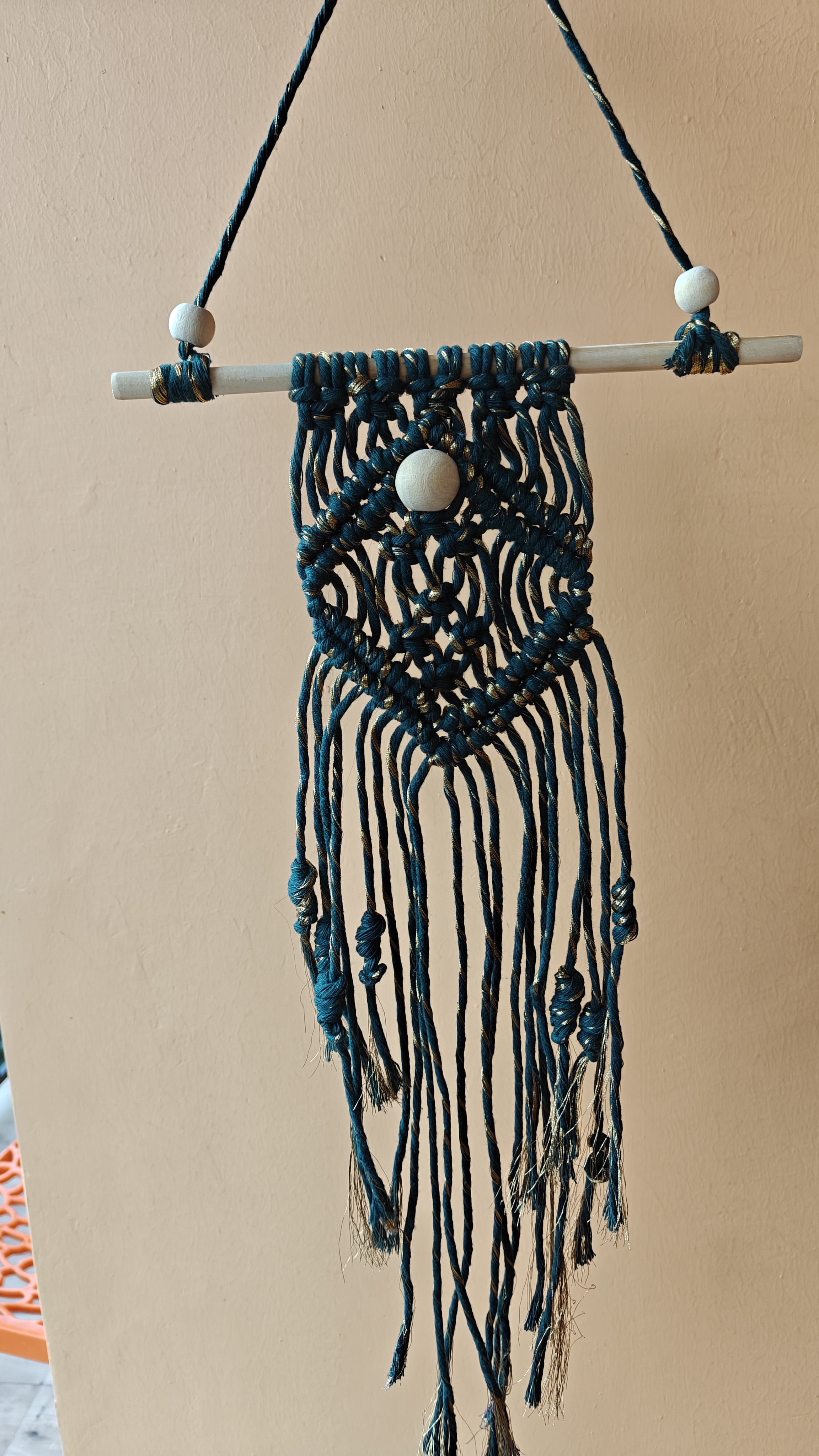 Emerald Weave Macrame Wall Hanging