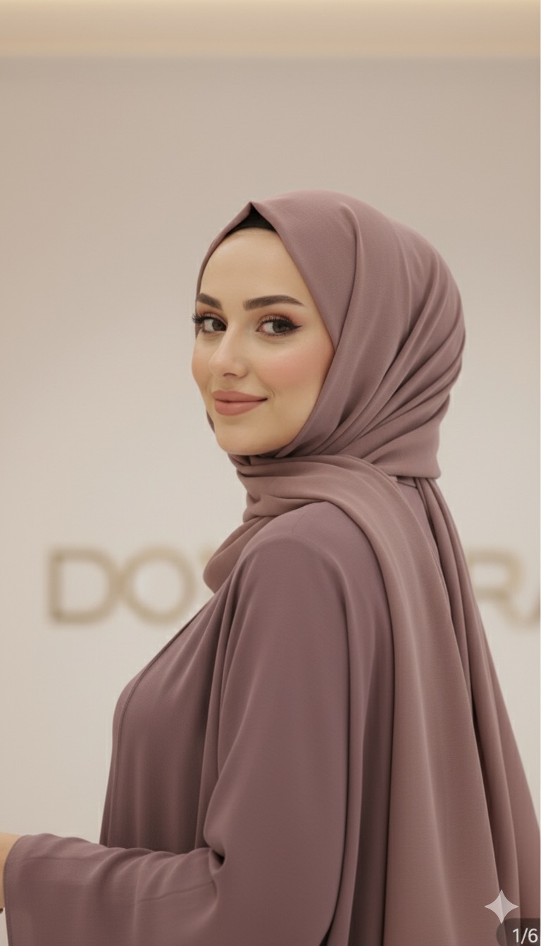 RIYAH - Elegant Mauve Abaya