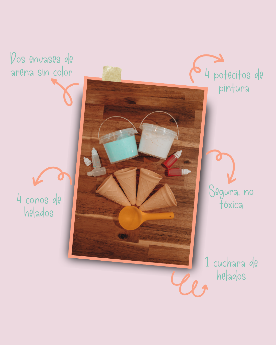 Kit Sensorial Fiesta de Helados + Cuadernillo 43 páginas