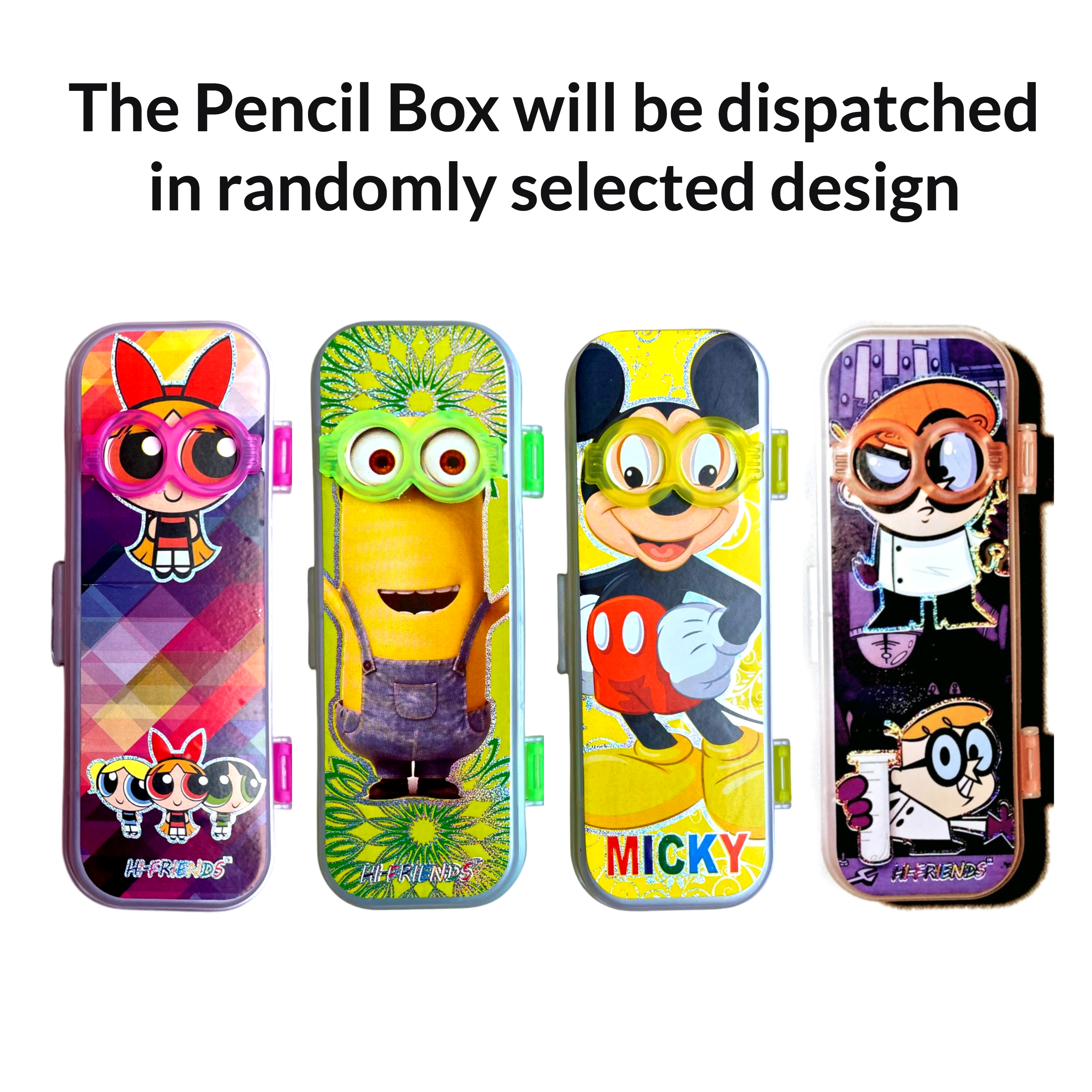 Affordable 6 Pcs Disney Cartoon Birthday Return Gift Set Under Rs. 50 – Stationery Pencil Box Combo