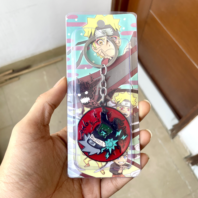 Anime Keychain | Metal Spinning Keychain | Anime Keyring | Perfect Keychain For Anime Lover | Keyring for Cars, Bikes | Keychain for Boys