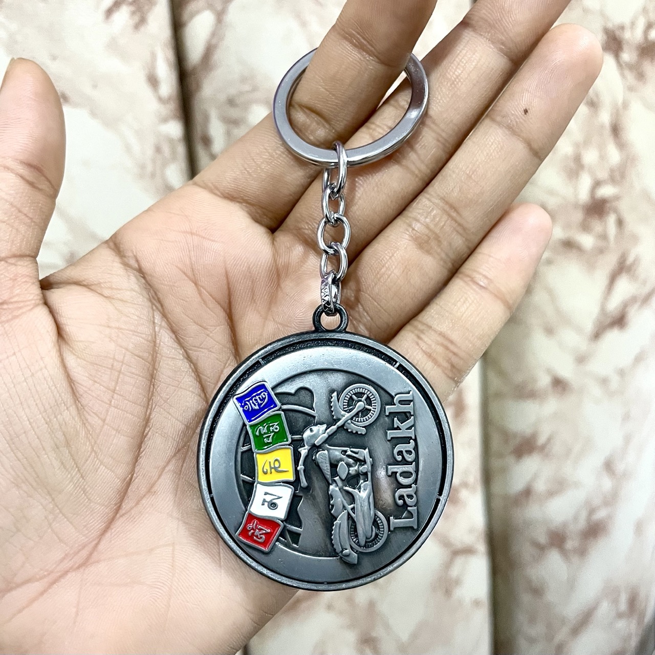 Ladakh Motorcycle Keychain