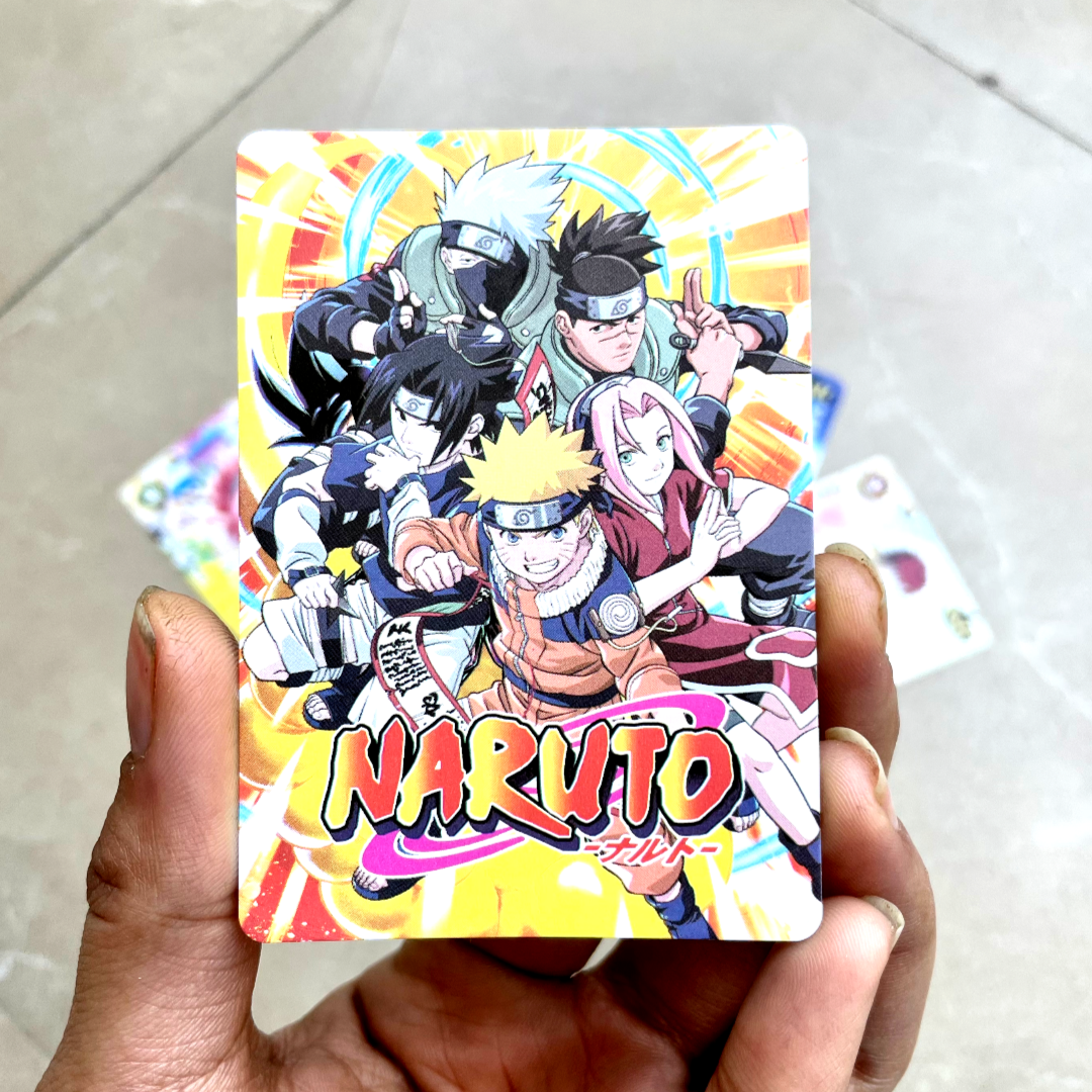 Naruto Anime Trading Cards Set - 3 packs