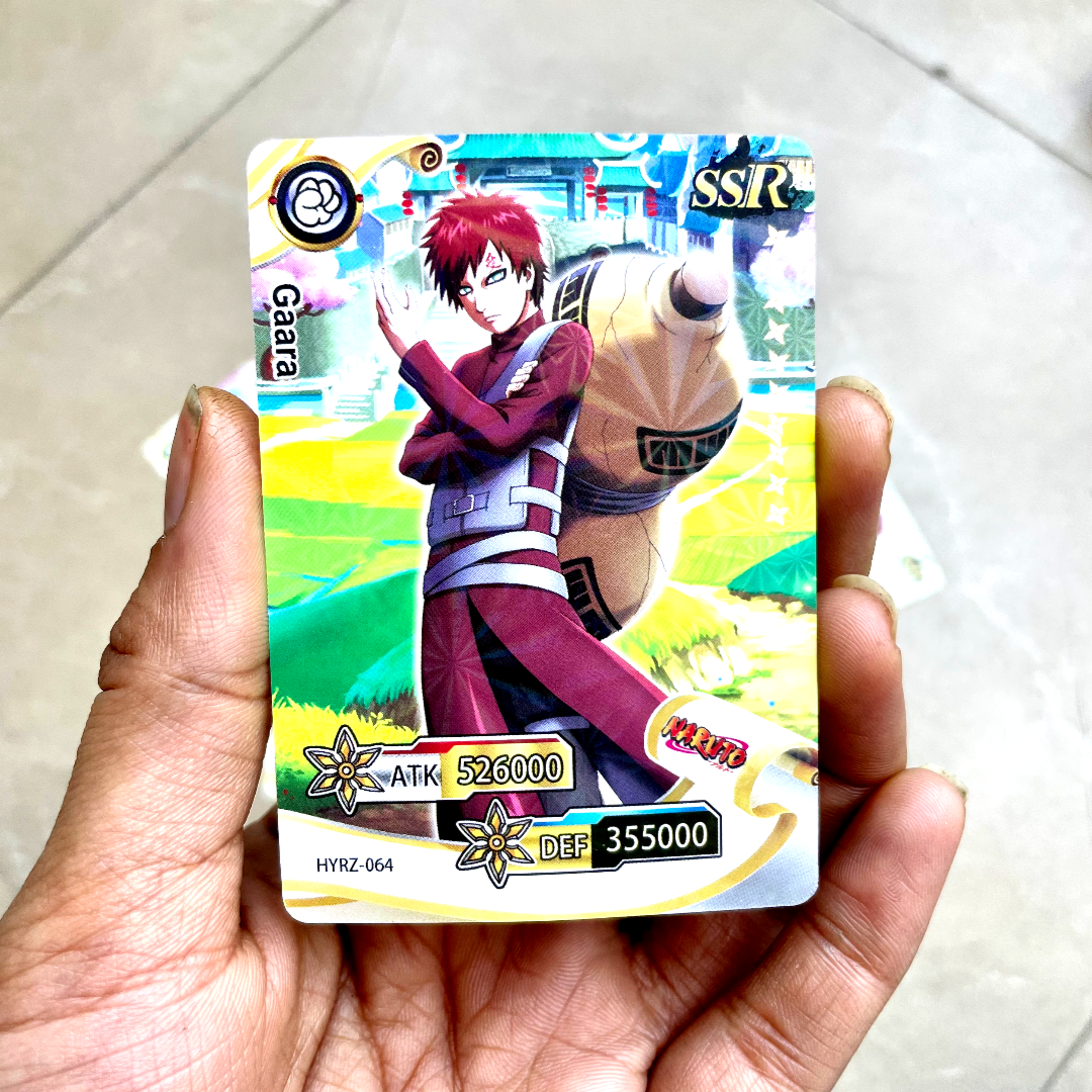 Naruto Anime Trading Cards Set - 3 packs