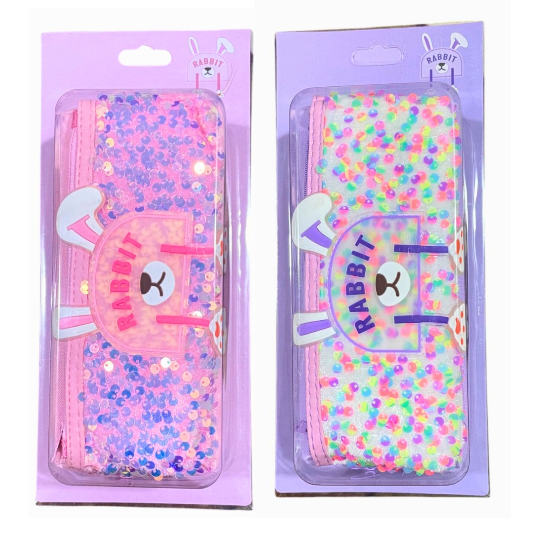 Rabbit Shimmer Pencil Case