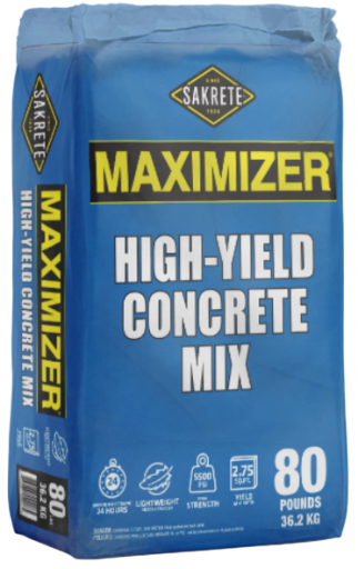 SAKRETE Maximizer High-Yield Concrete Mix
