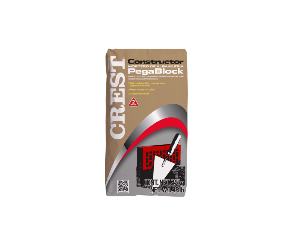 Crest PegaBlock para construcción