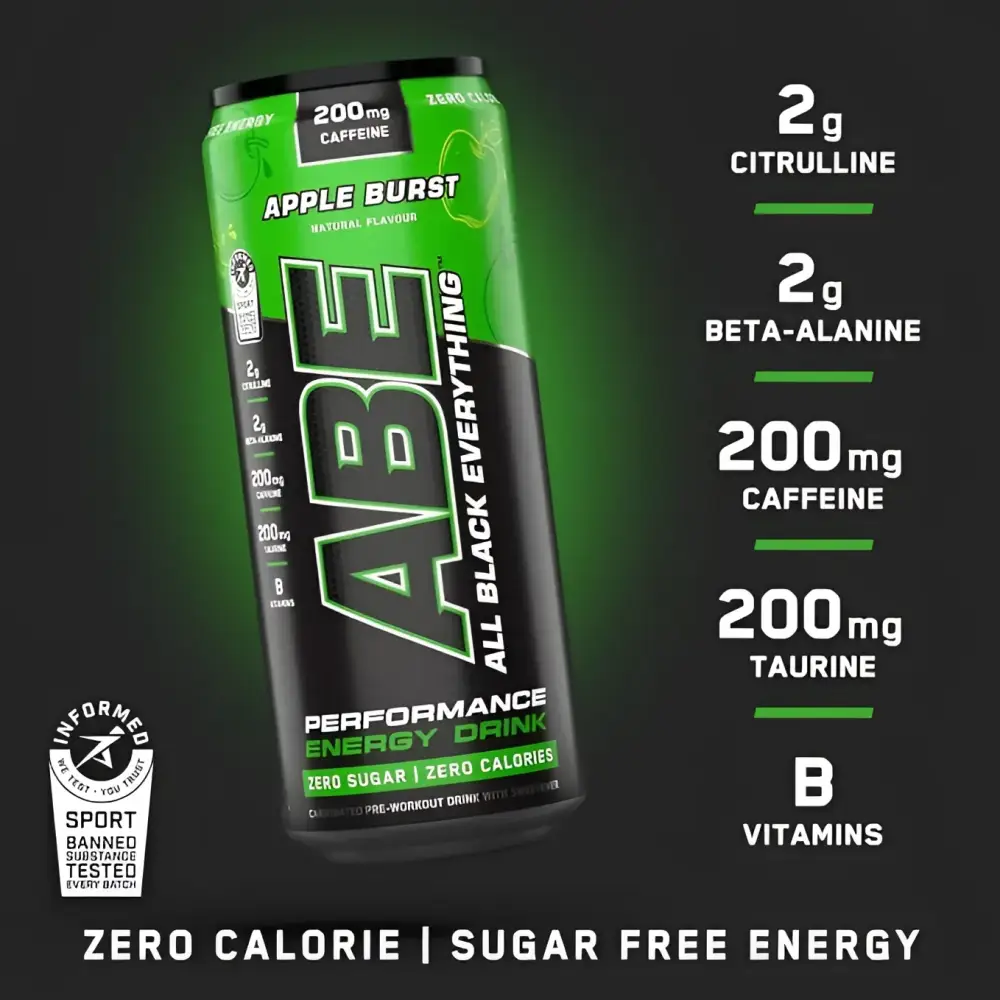 ABE Energy Drink – Ultimate Pre-Workout Boost