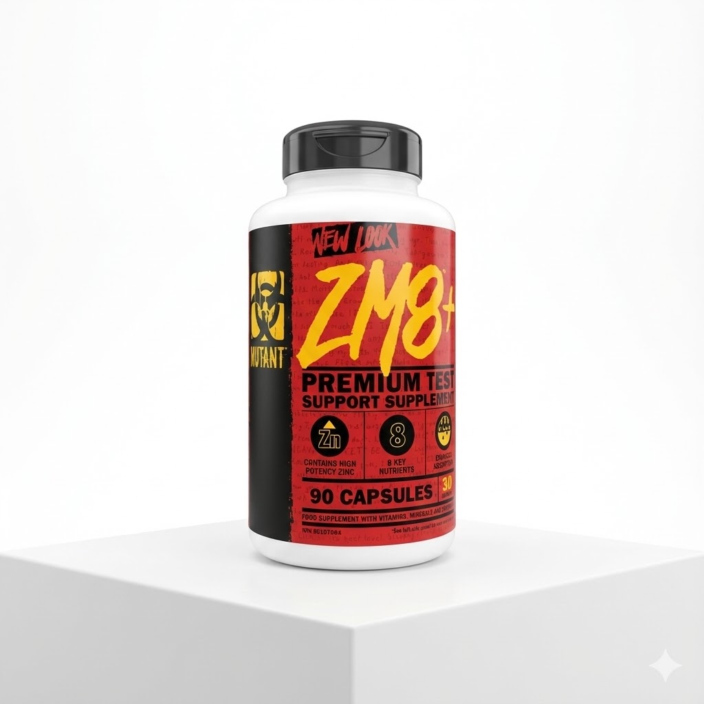 Mutant ZM8+ – Zinc, Magnésium & 8 nutriments essentiels | 90 capsules