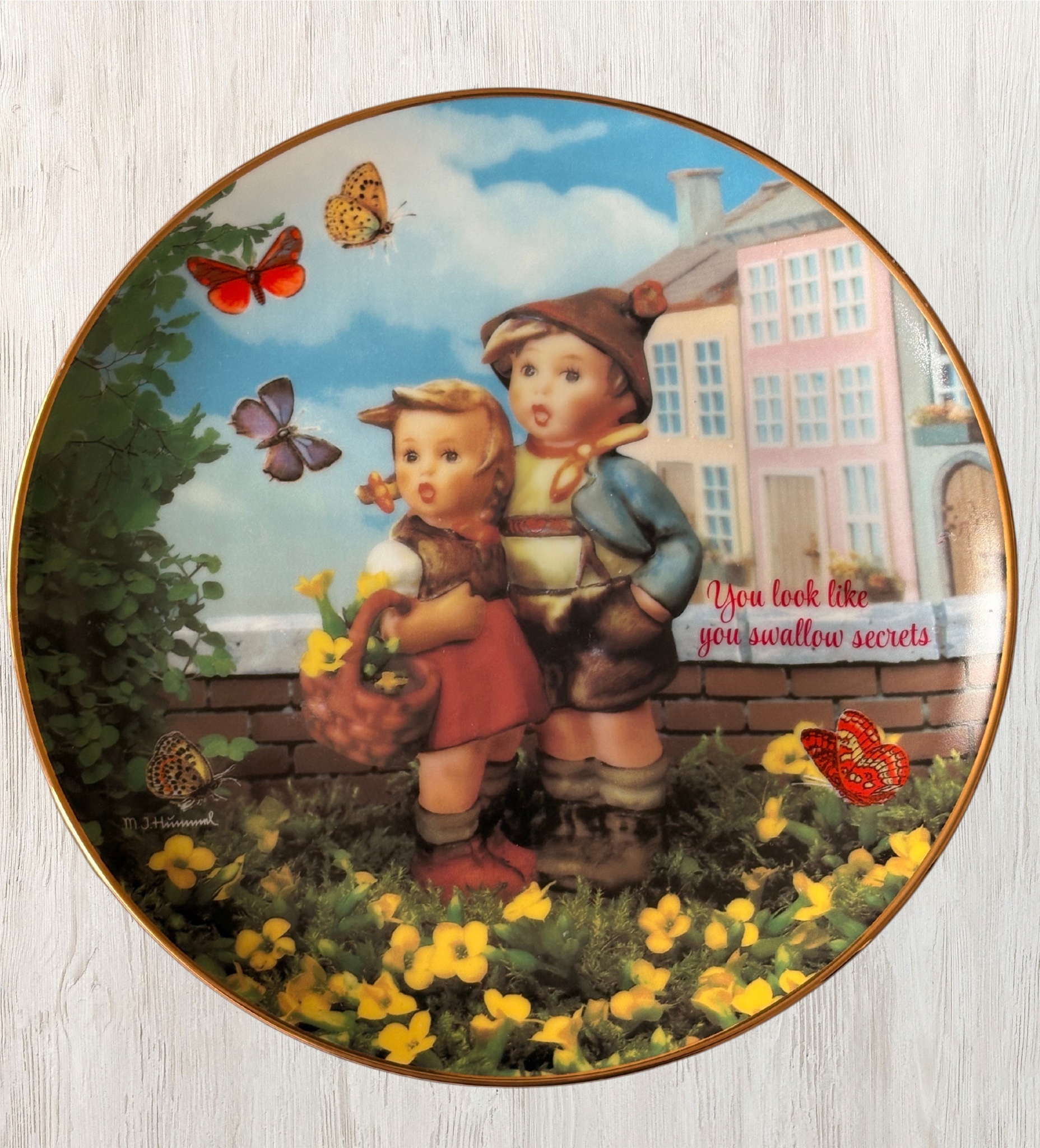 You look like - Vintage Picture Plate