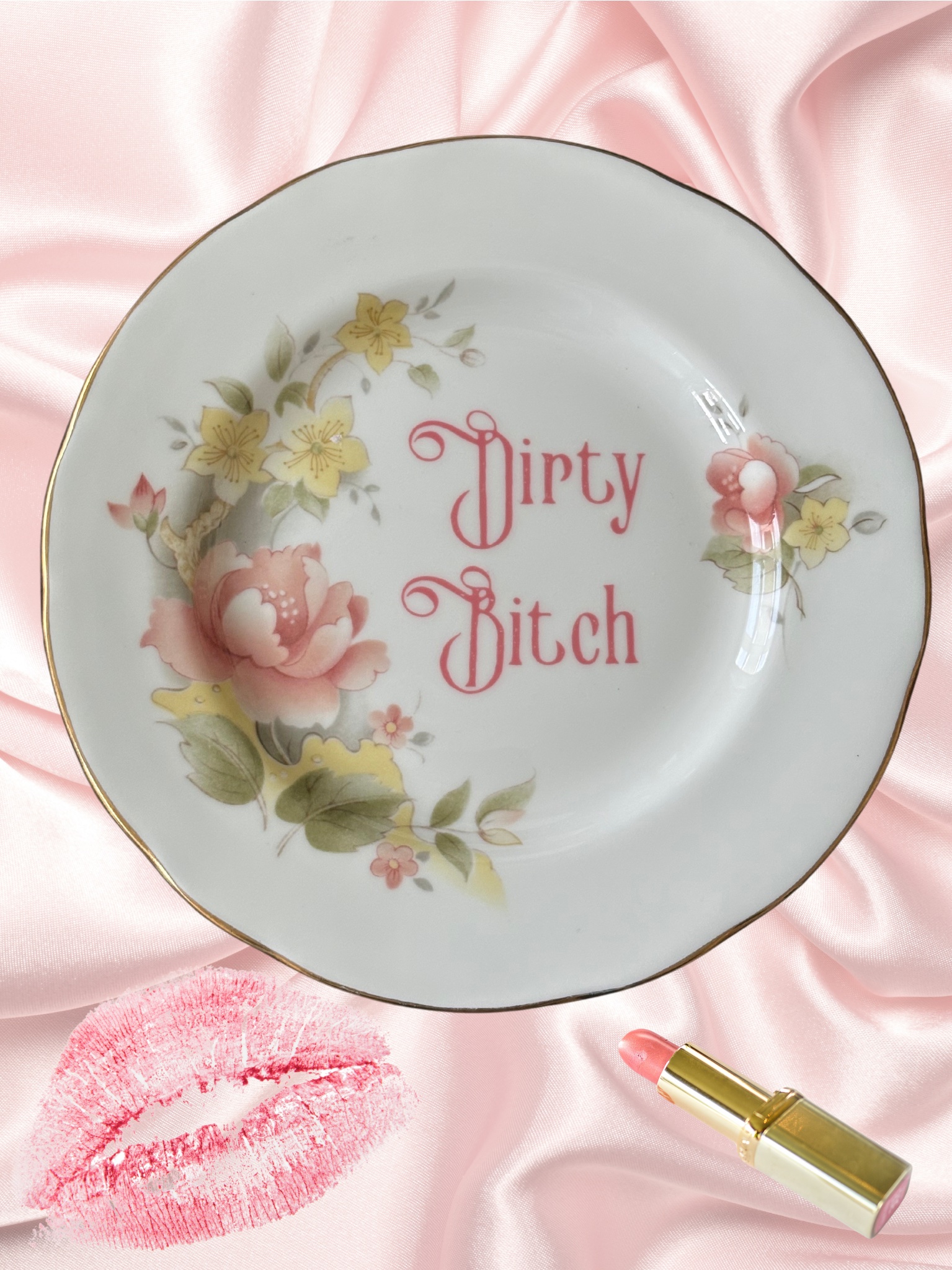 Dirty Bitch - Vintage Plate