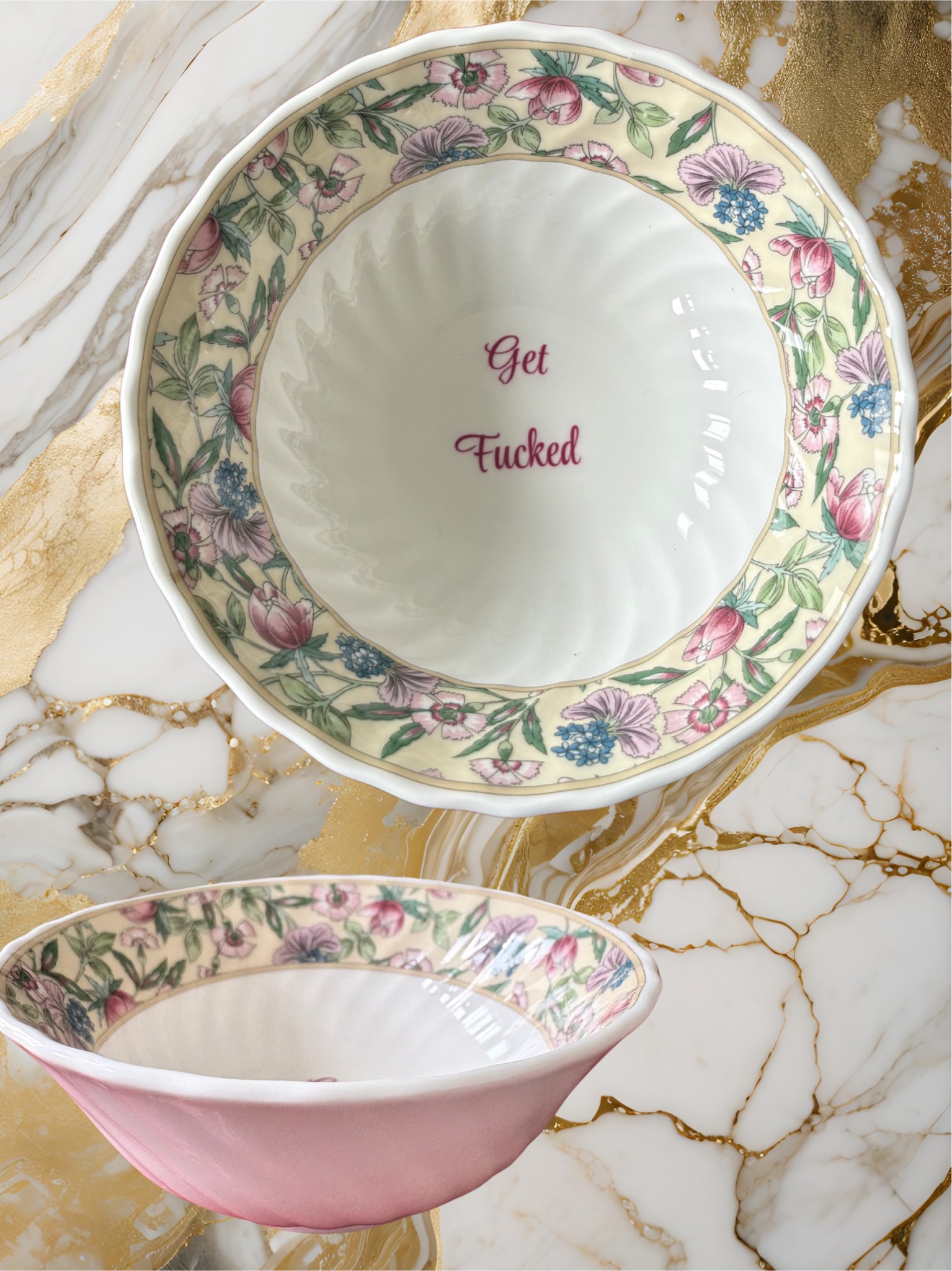 Get Fucked - Vintage Trinket Dish 