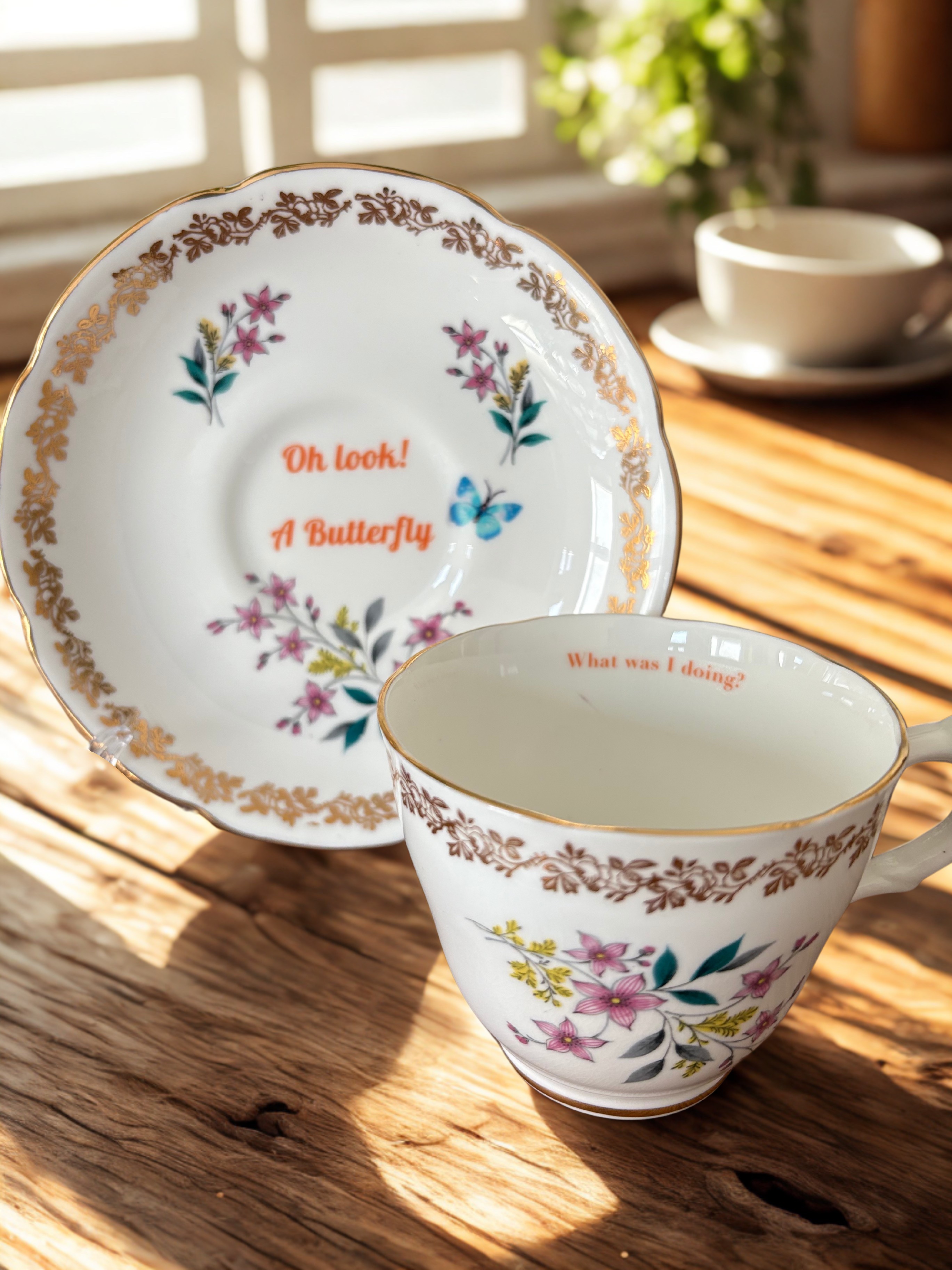 ADHD - Vintage Cup & Saucer
