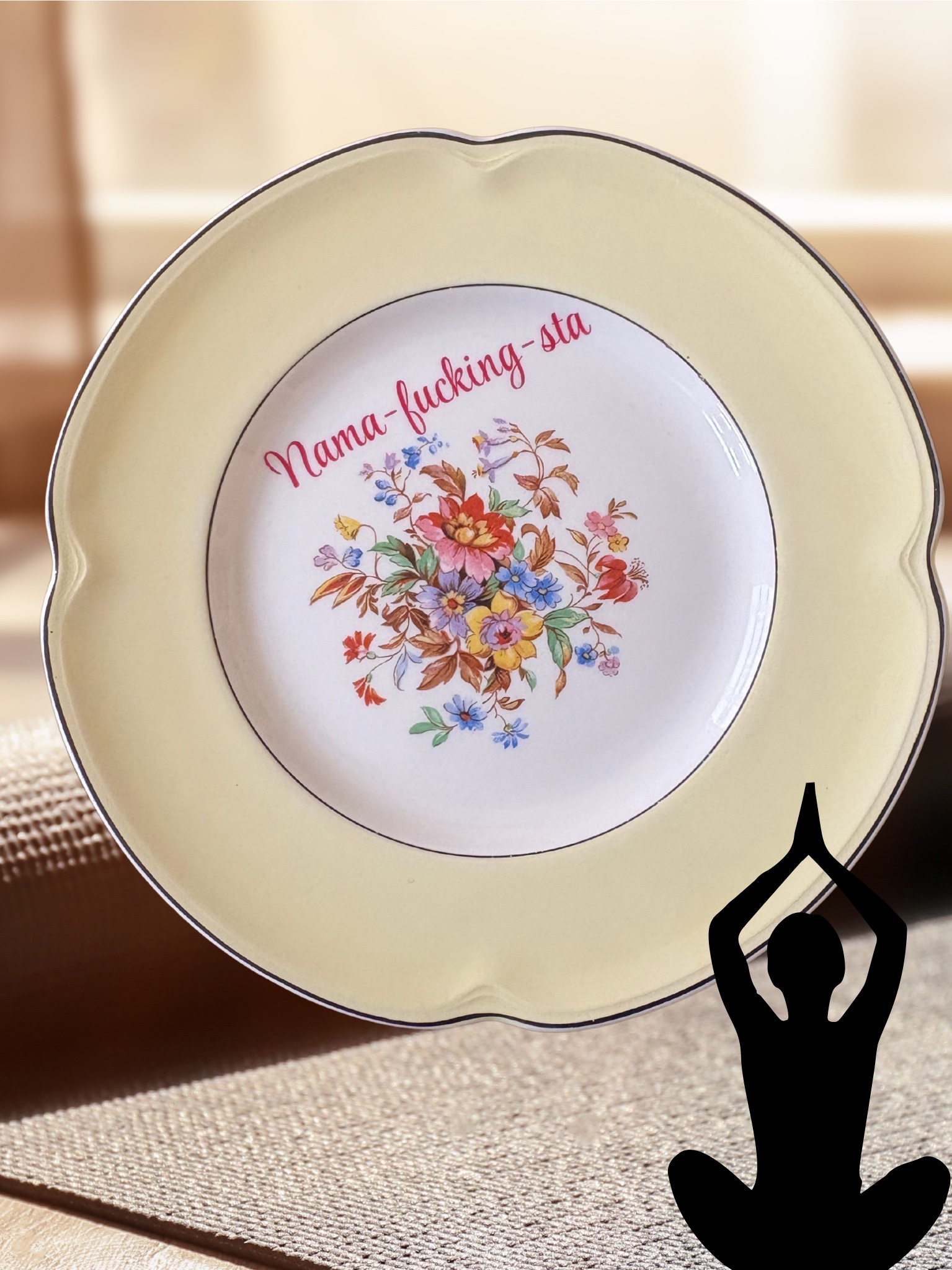 Nama-fucking-sta - Vintage China Plate
