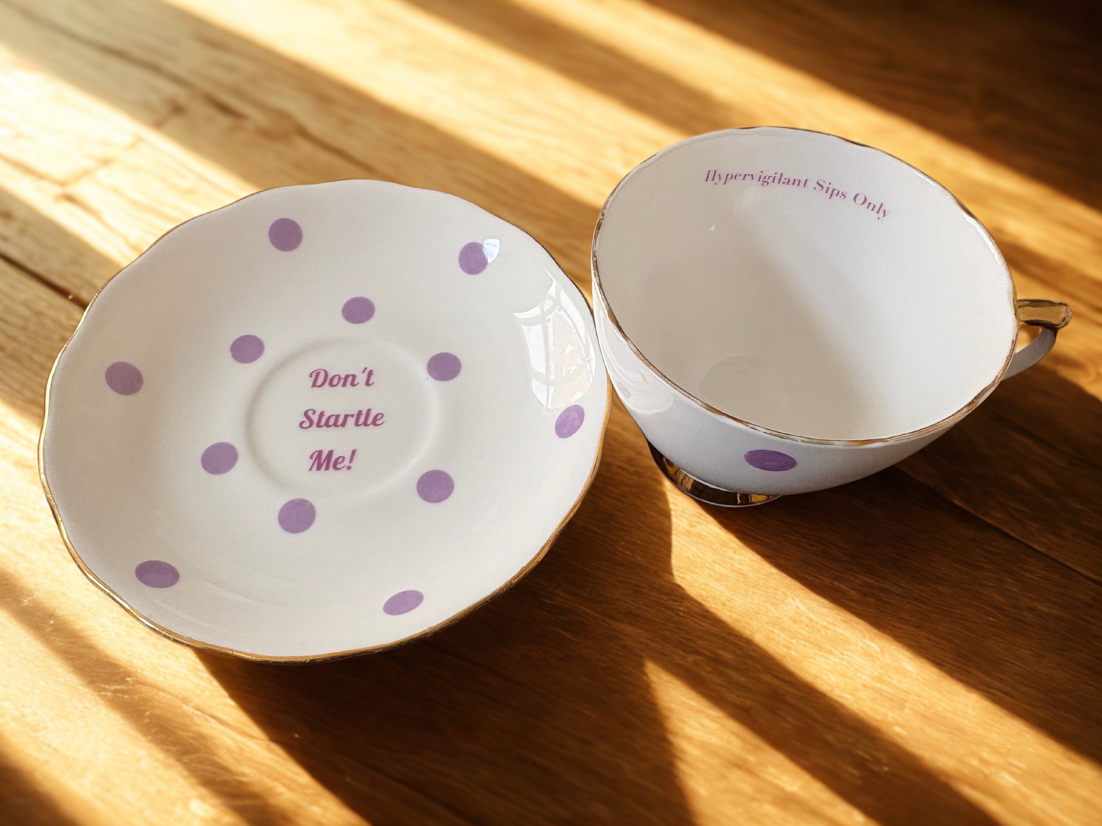 PTSD - Vintage Cup & Saucer