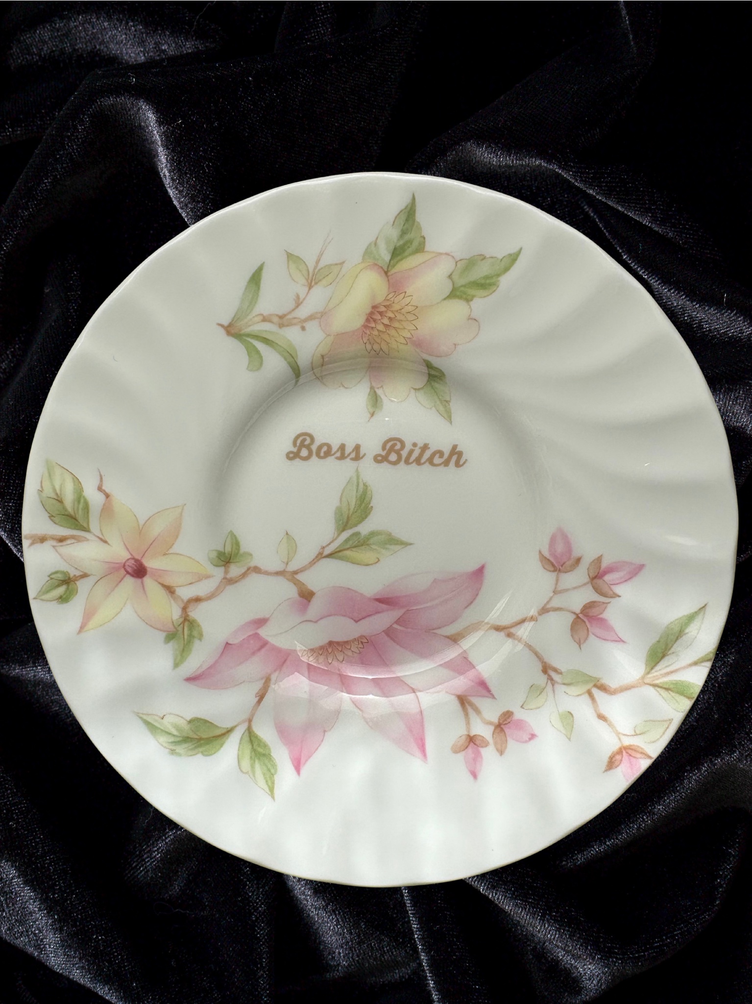 Boss Bitch - Vintage Trinket Plate