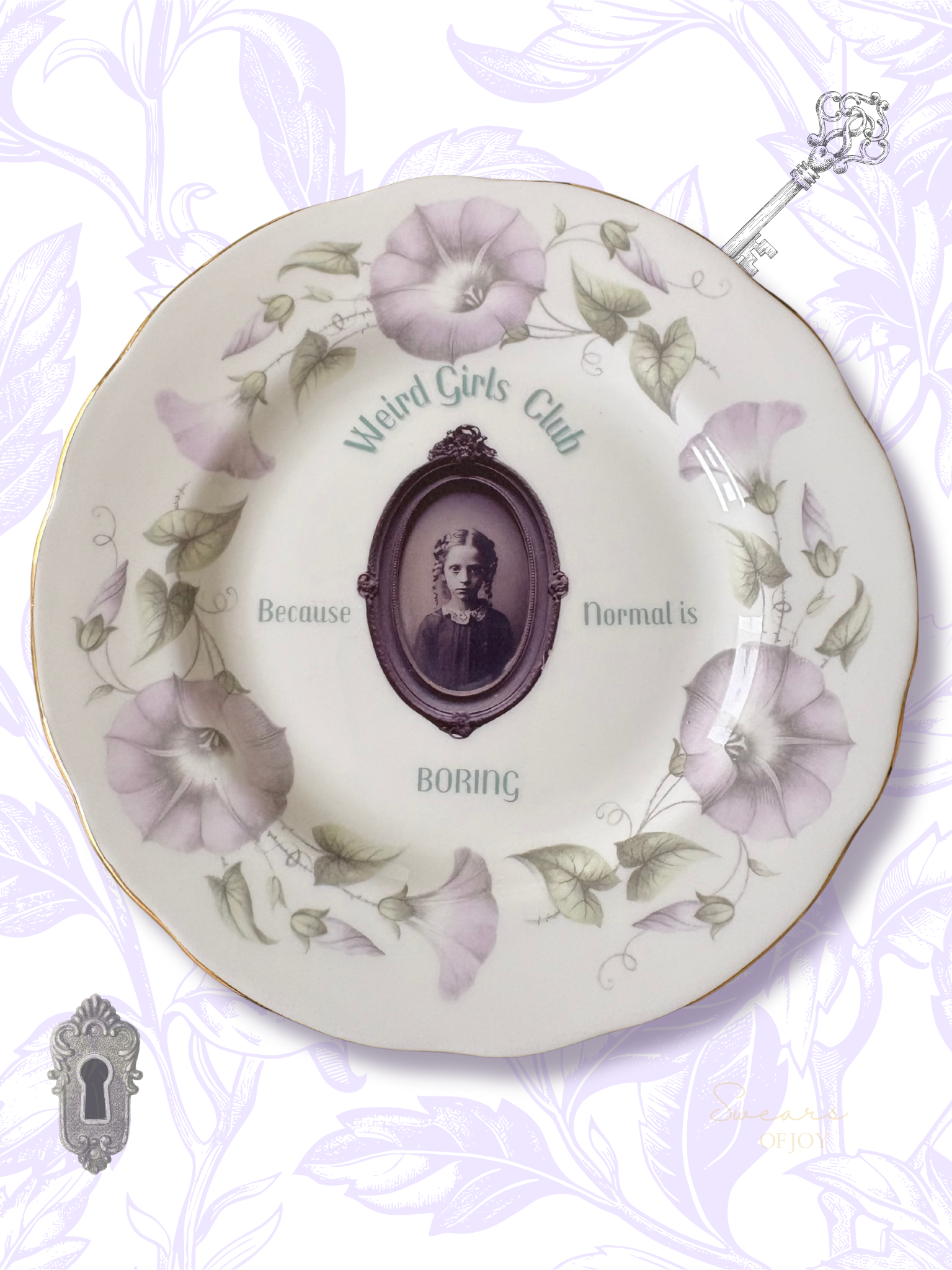 Vintage China Plate – Weird Girls Club
