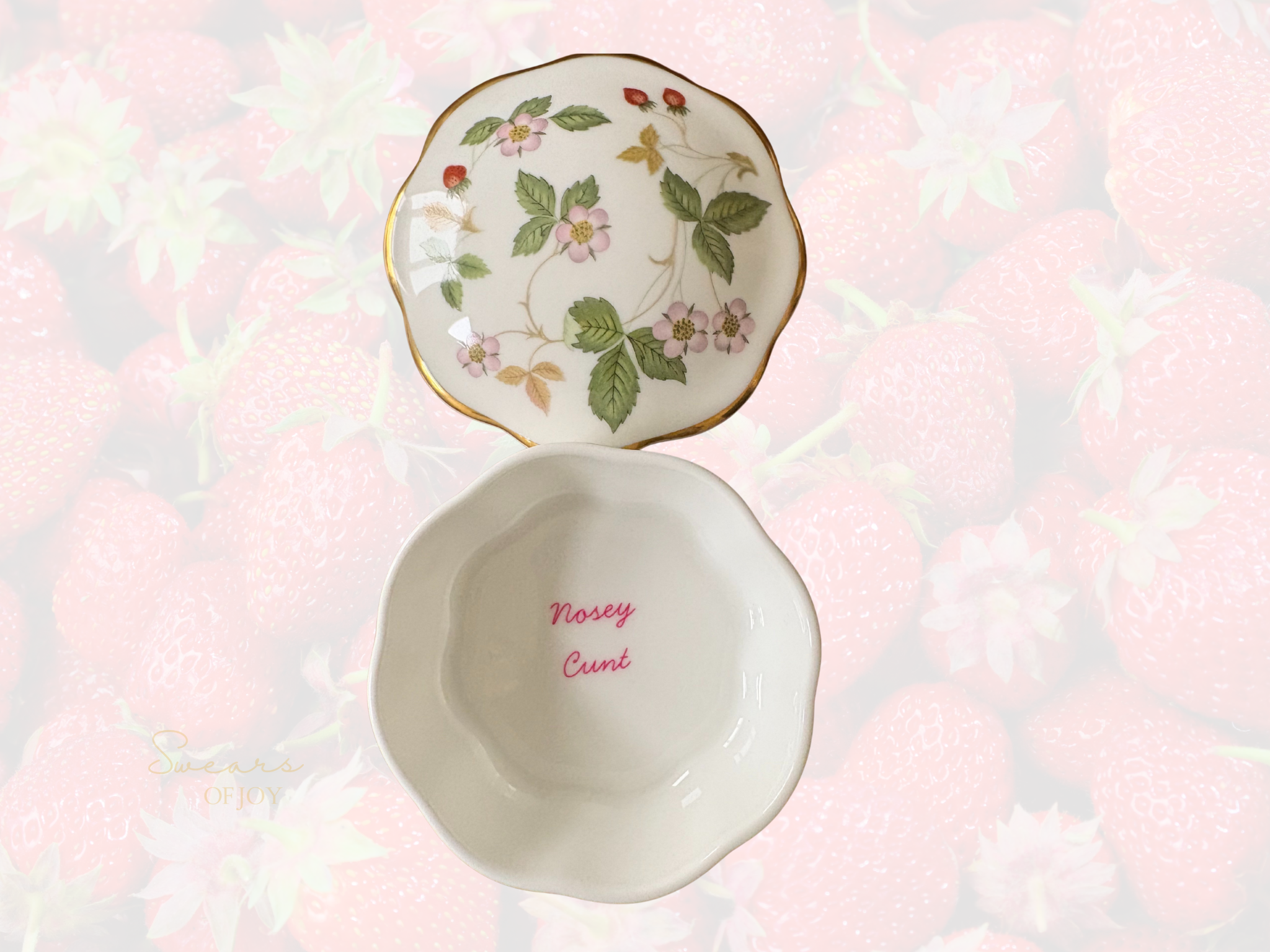 Nosey Cunt - Vintage Trinket Pot