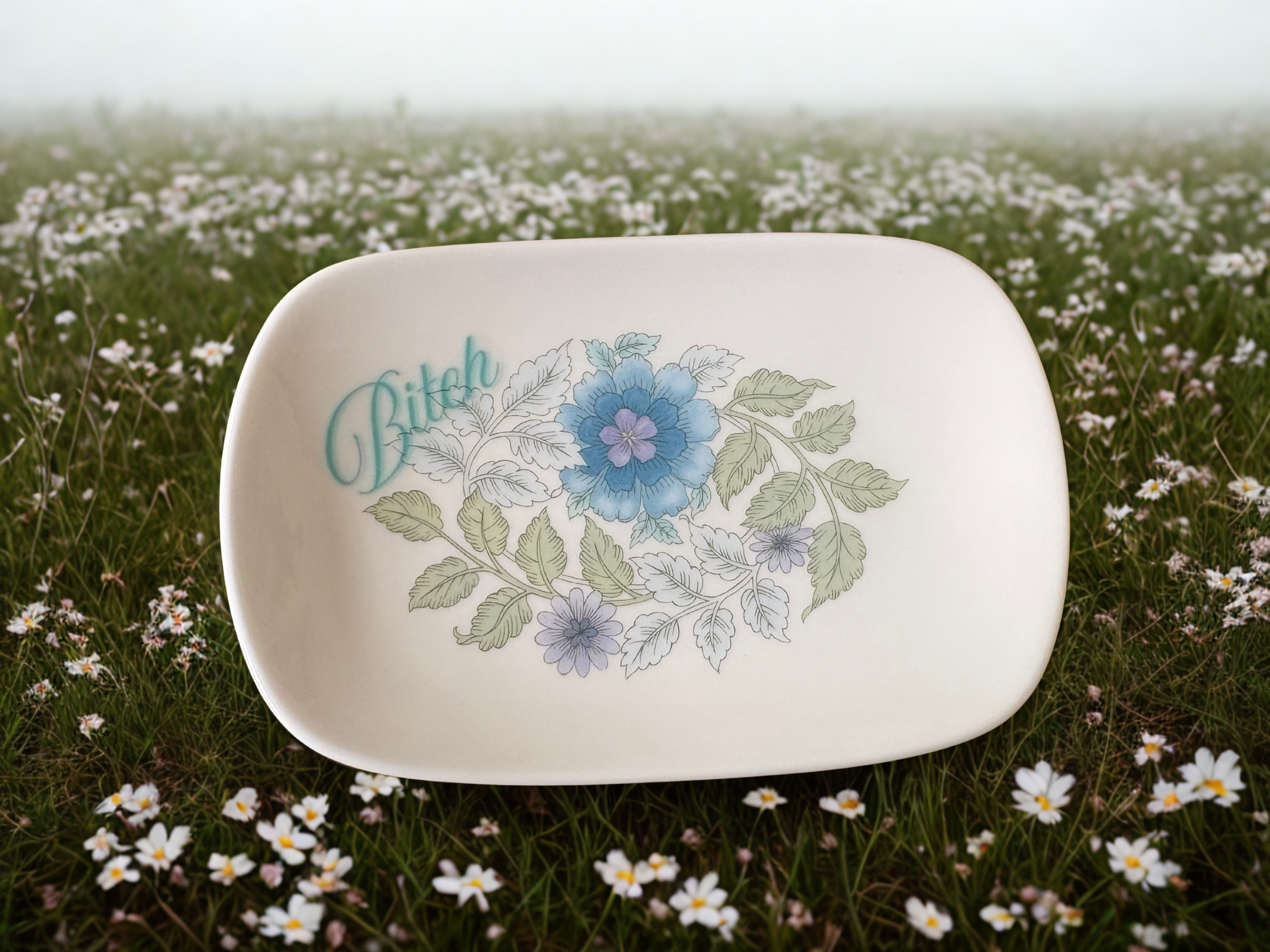 Bitch - Vintage Trinket Plate