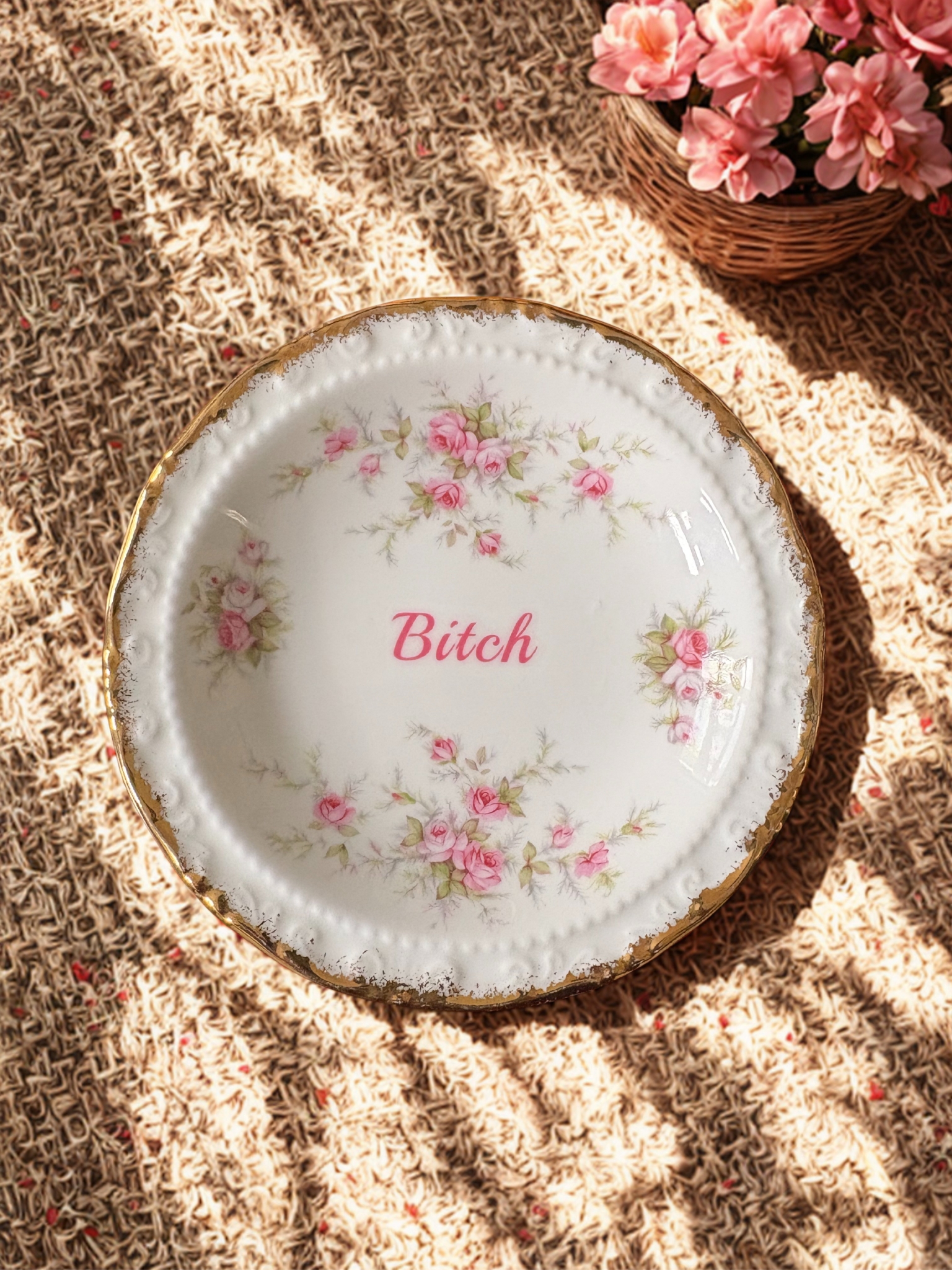 Bitch - Vintage Trinket Plate