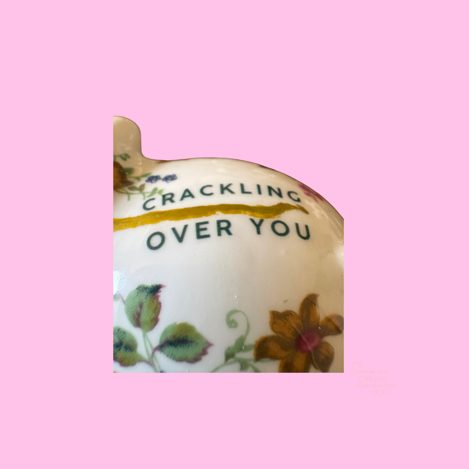 Crackling Over You – Vintage China Pig Figurine