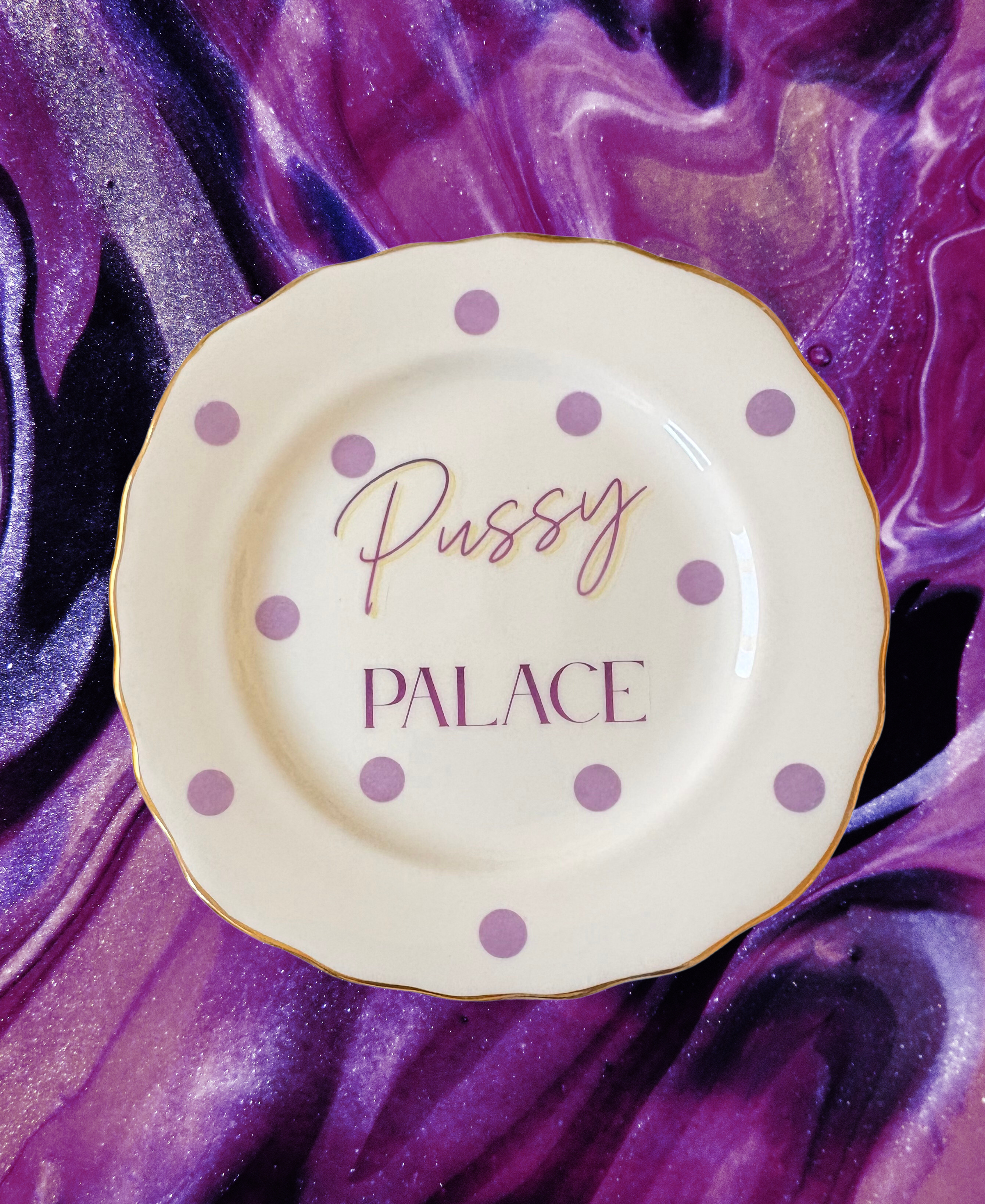 Pussy Palace - Vintage Statement Plate